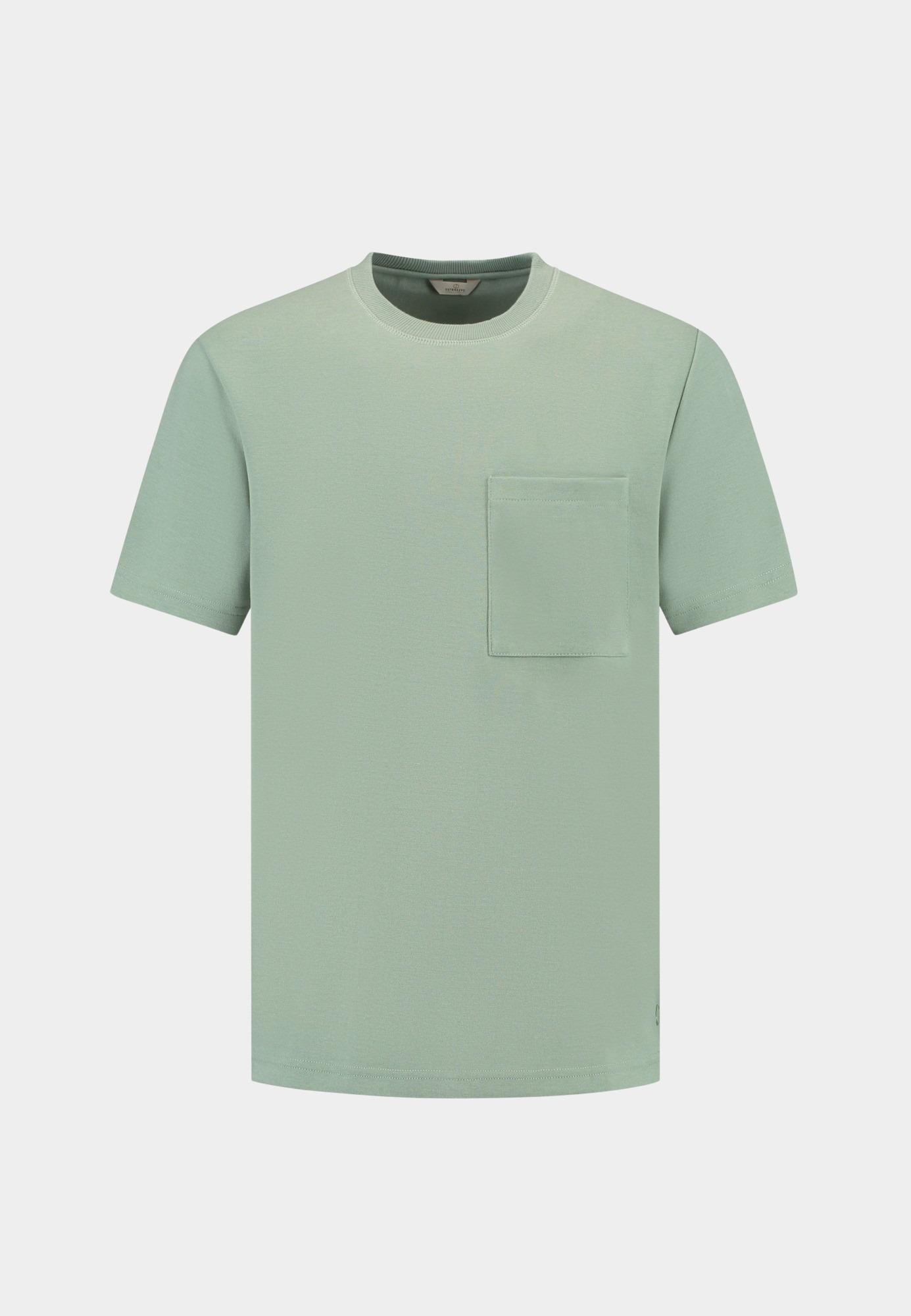 Dstrezzed T-shirt korte mouw Groen Ebbe Boxy Tee 202908-SS25/561
