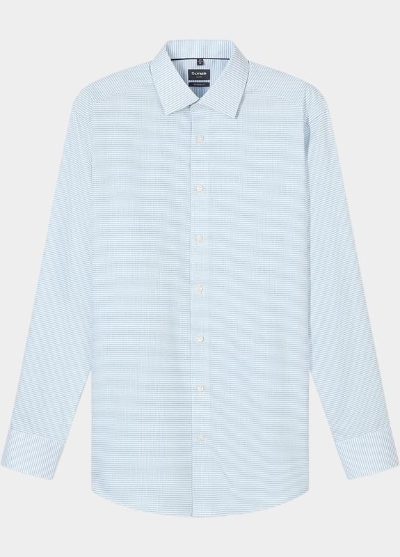 Olymp Zakelijk overhemd heren Blauw Luxor 126214/11