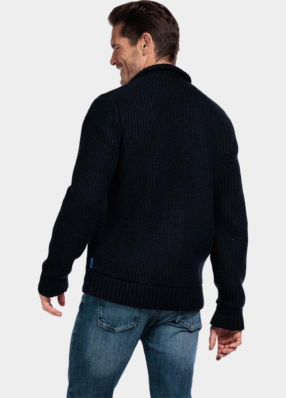 Baileys Vest Blauw Cardigan Zip  Front 522095/60