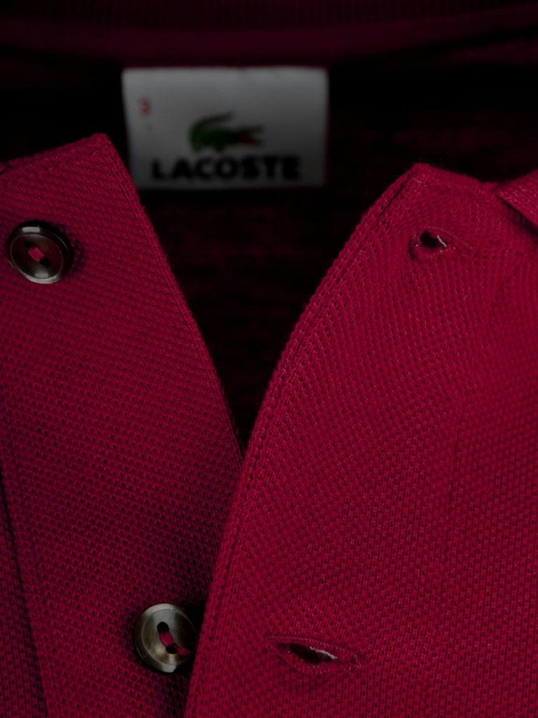 Lacoste Polo korte mouw Rood regular fit L1212/476