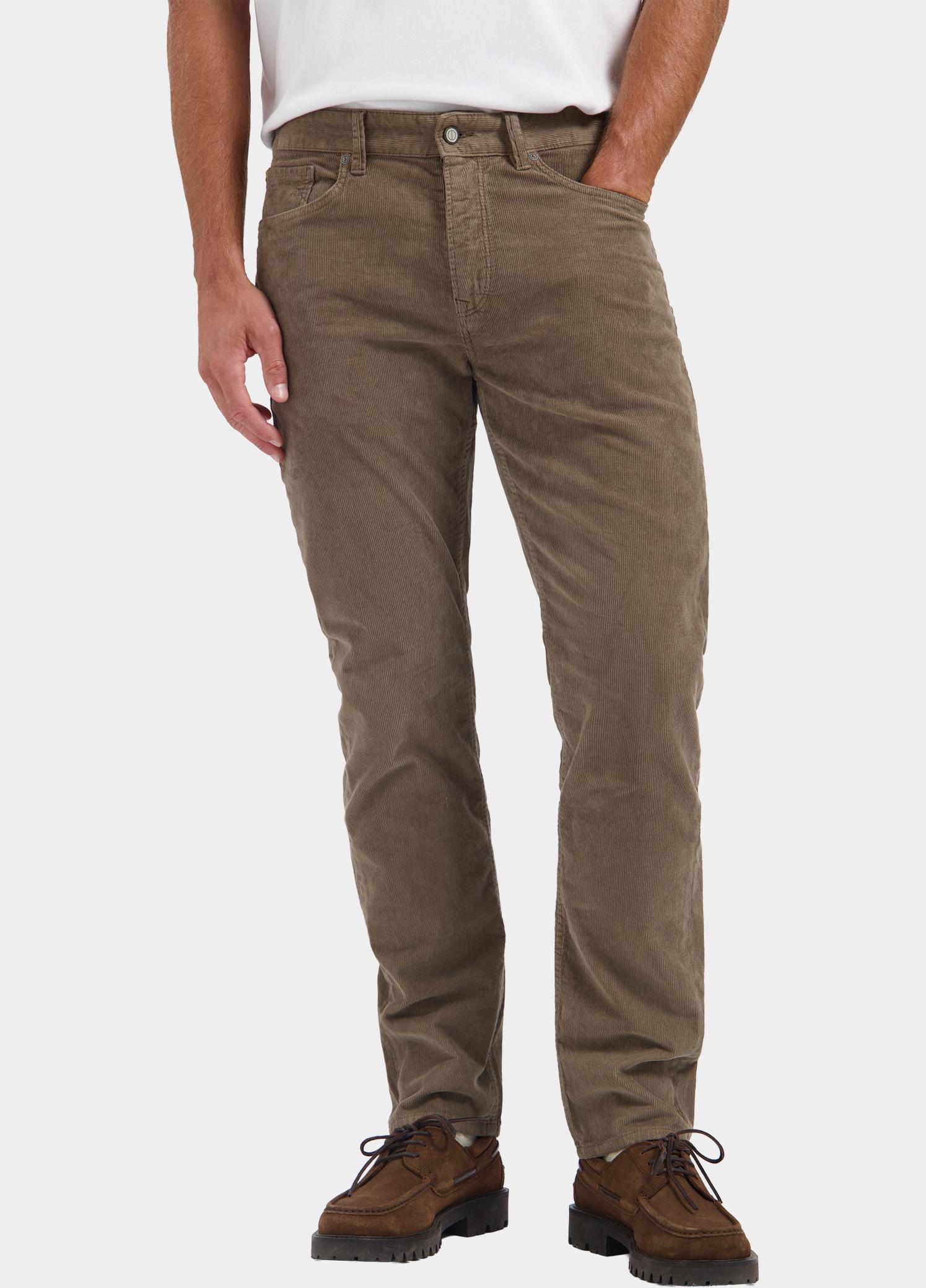 Dstrezzed Katoenen 5-Pocket Grijs Marlon 5 pocket Ribcord 502044/836