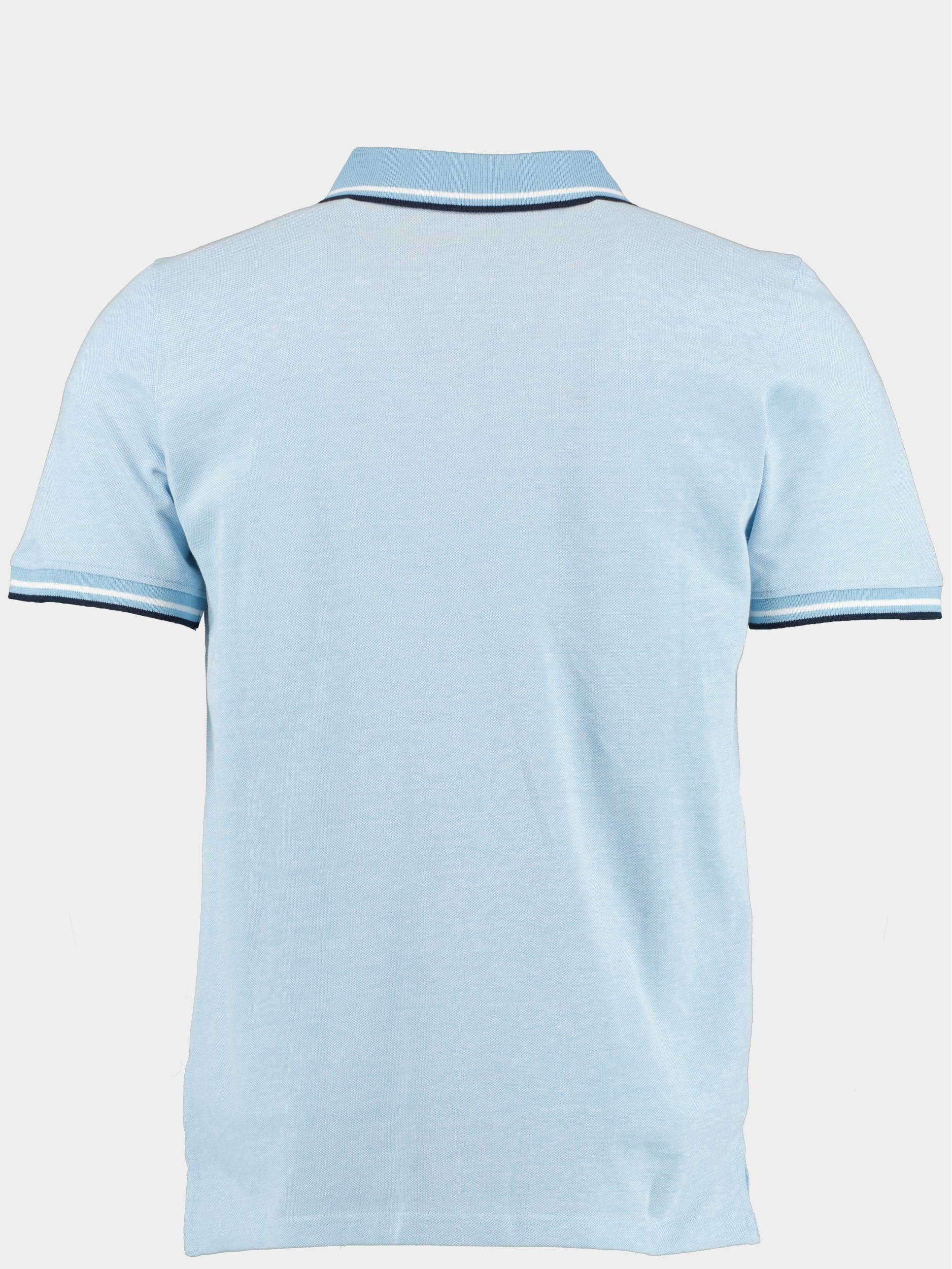 Basefield Polo korte mouw Blauw Polo Shirt 1/2 Arm 219017707/603