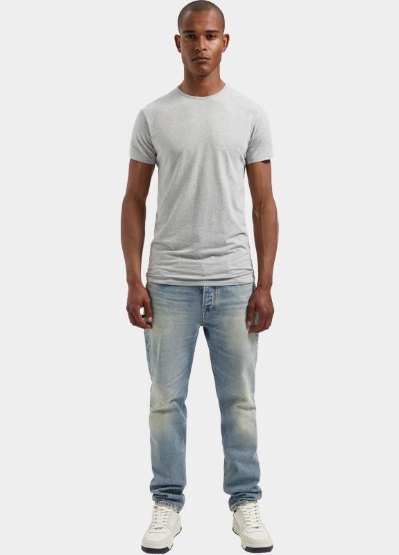 Dstrezzed T-shirt Grijs Bronson 2 Pack Round Neck Tee 707012/893