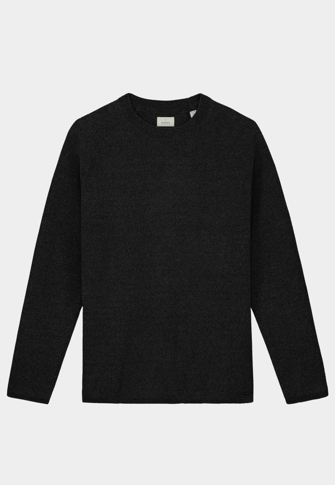 Dstrezzed Pullover Zwart Chenille knit crewneck 405722/999