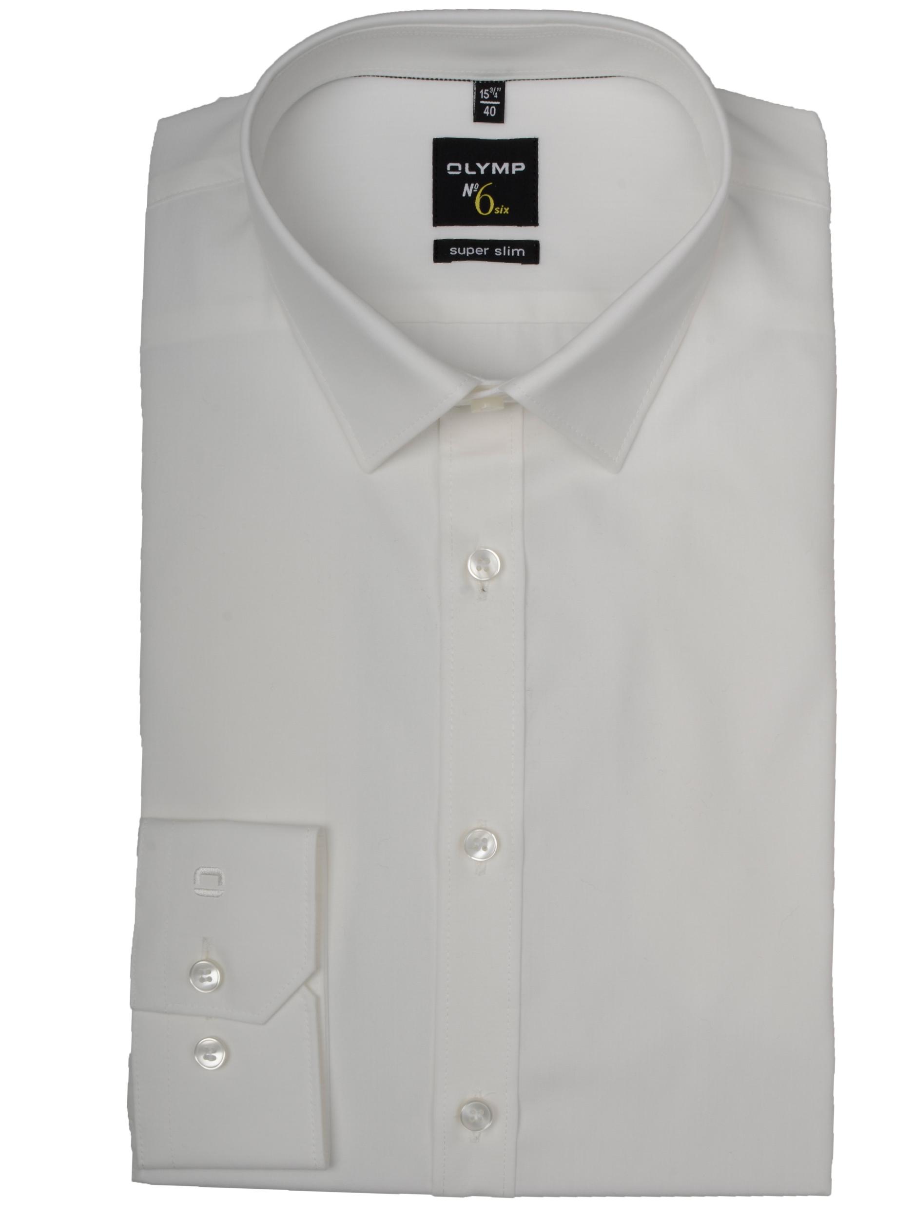 Olymp Business hemd lange mouw Beige Level 6 - extra slim fit 046664/20