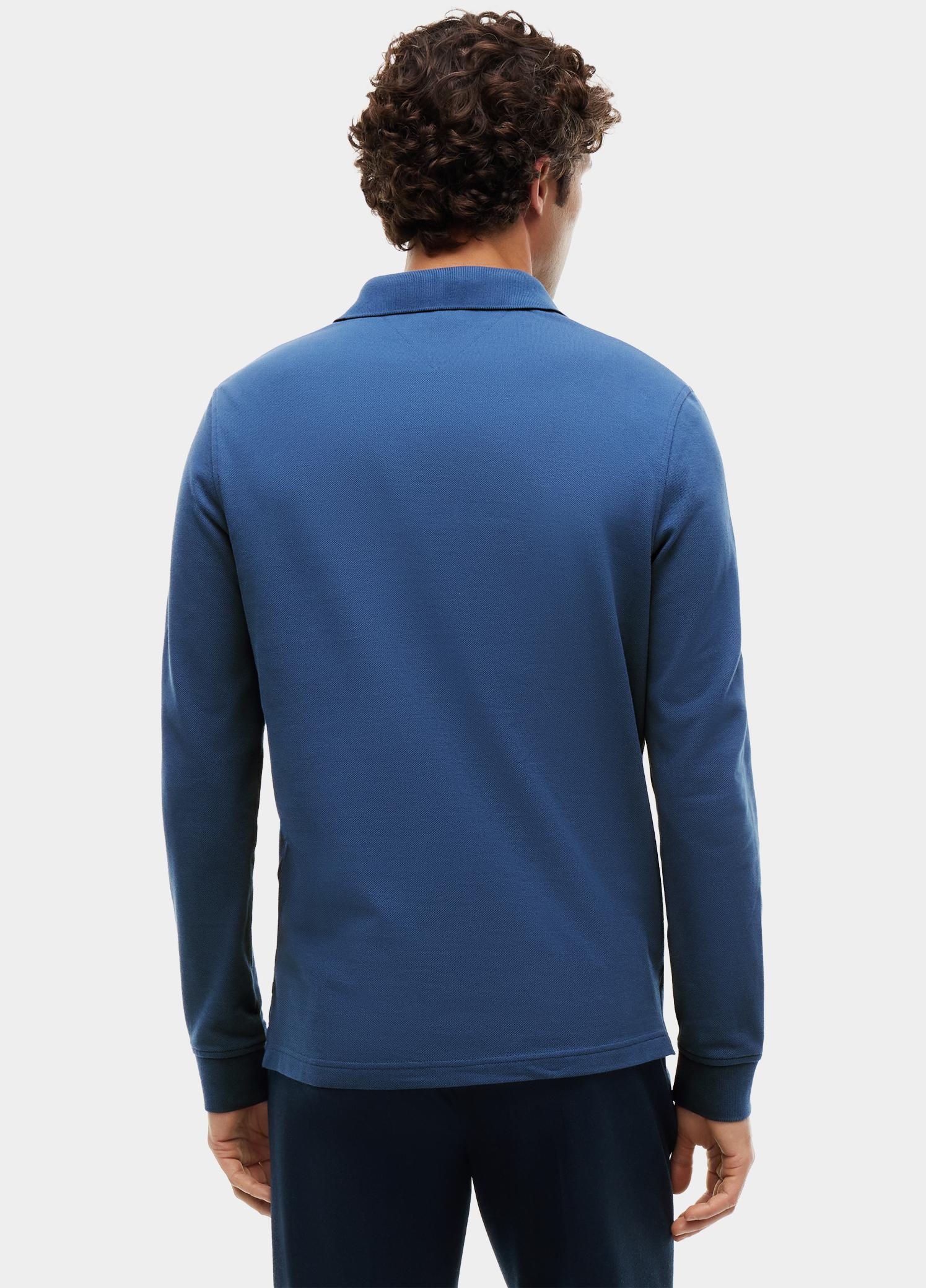 Tommy Hilfiger Polo lange mouwen heren Blauw 1985 REGULAR LS POLO MW0MW20183/DBZ