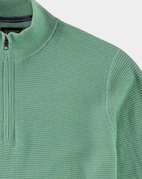 Olymp Half Zip Groen Troyer Strick 530465/88