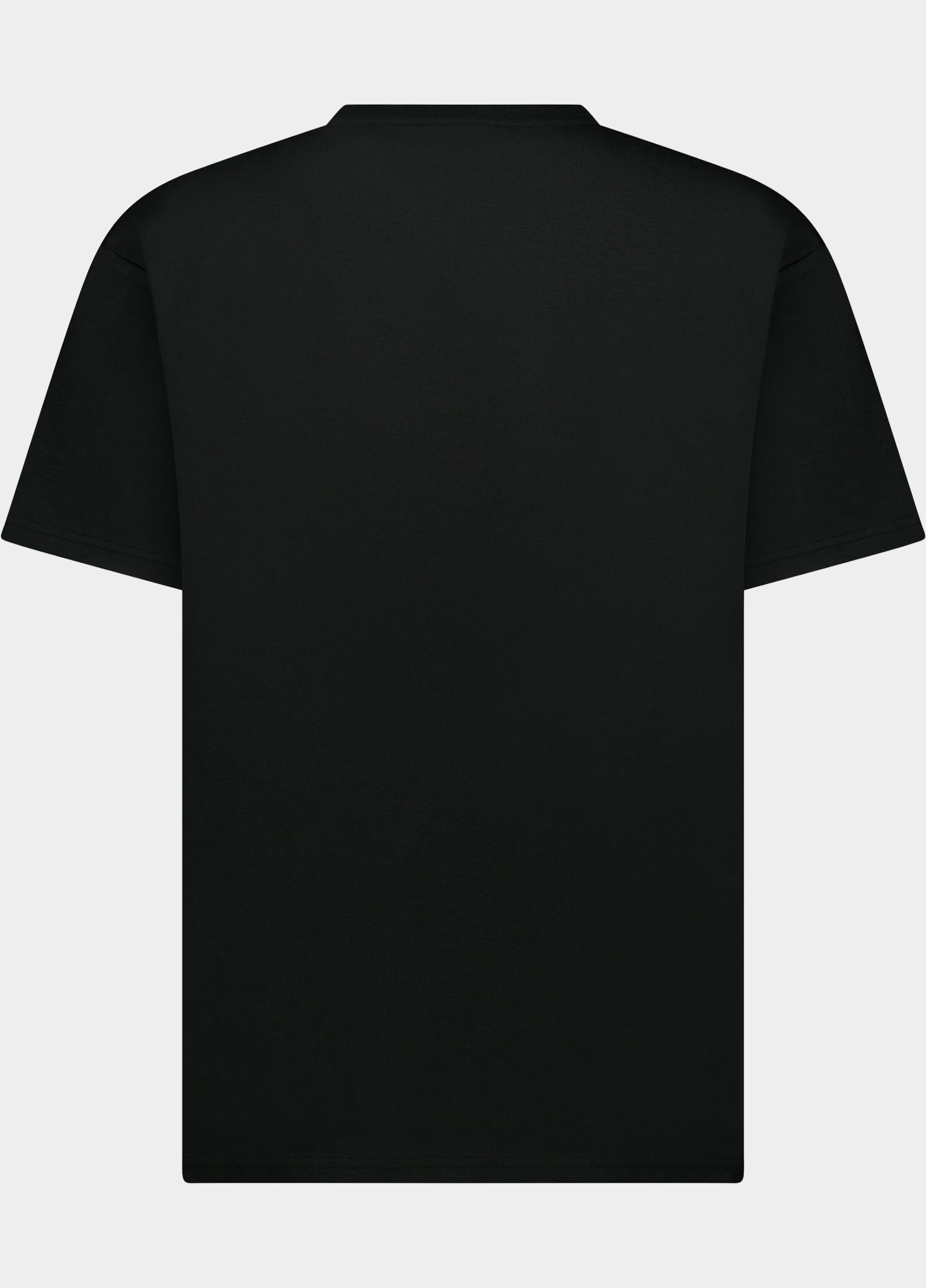 Cars Jeans T-shirt heren Zwart Set Lowall 69971/01