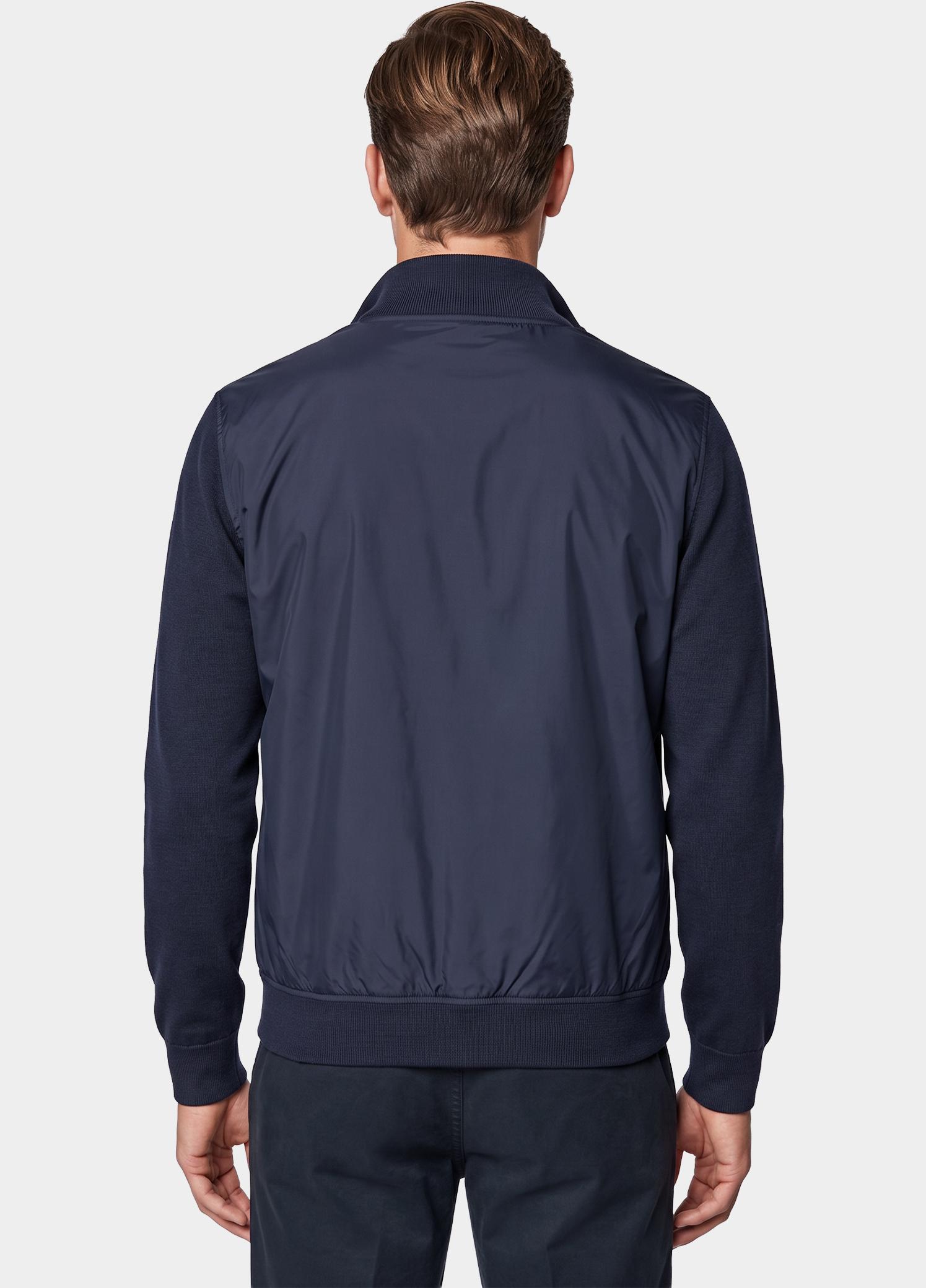 Baileys sweatvest heren Blauw Front Panel 622288/60