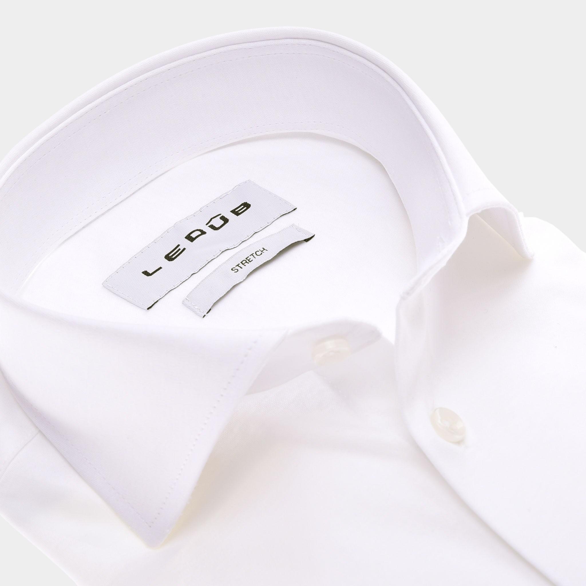 Ledub Business hemd lange mouw Wit SF5 0343519/910-000-000