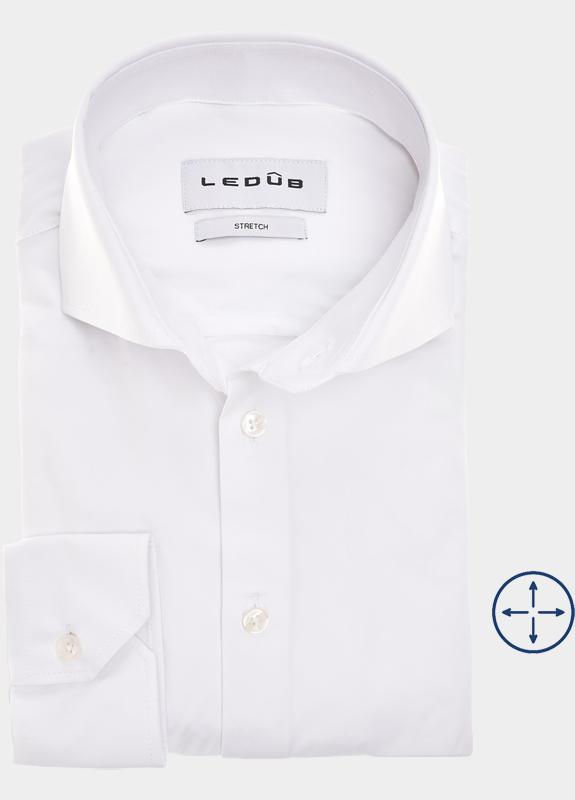 Ledub Business hemd lange mouw Wit  0702050/910-000-000