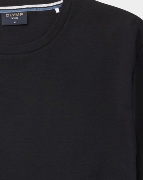 Olymp T-shirt korte mouw Zwart Cotton Interlock T-Shirt 560352/68