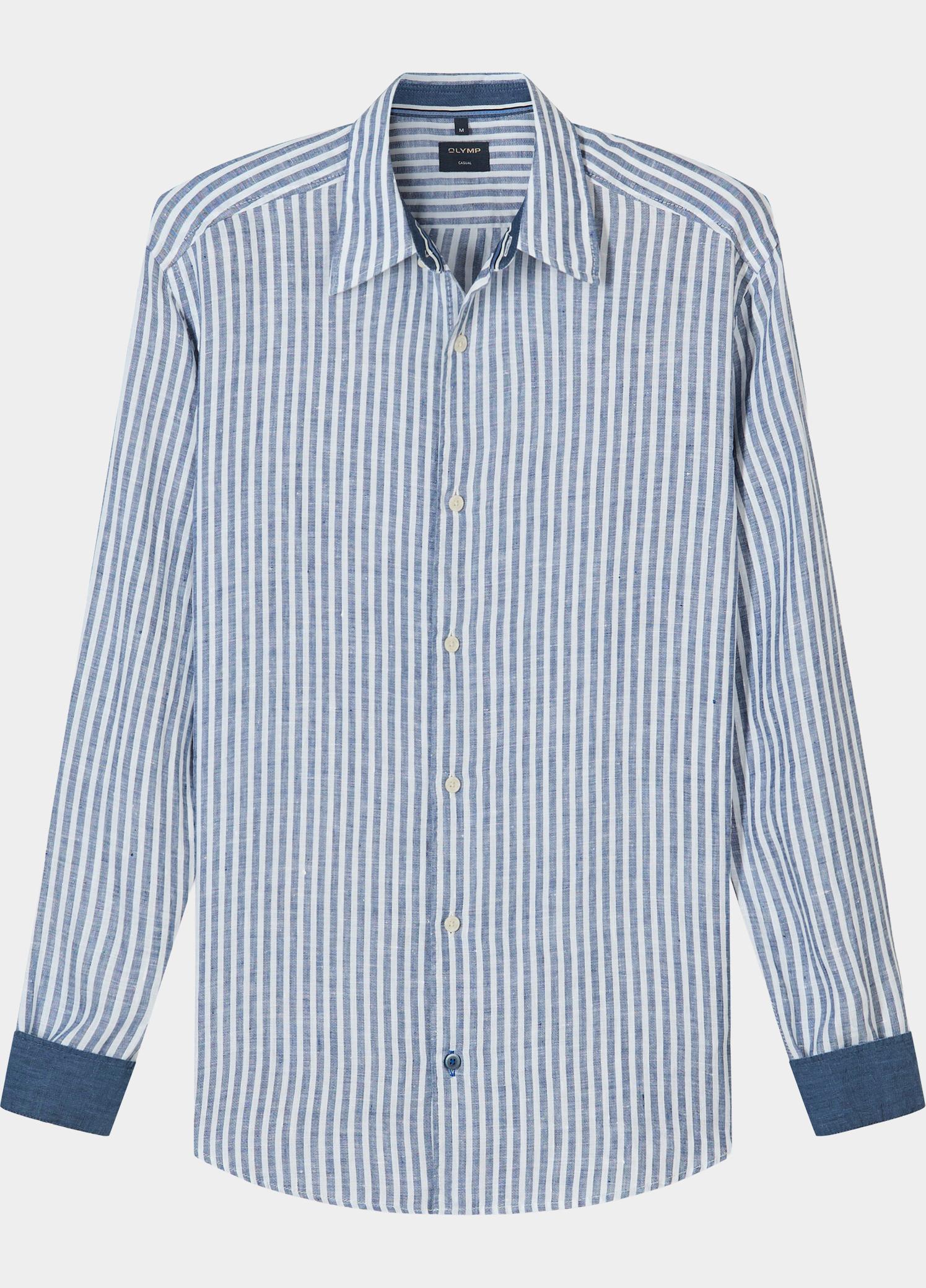 Olymp Overhemd heren Blauw  405014/19
