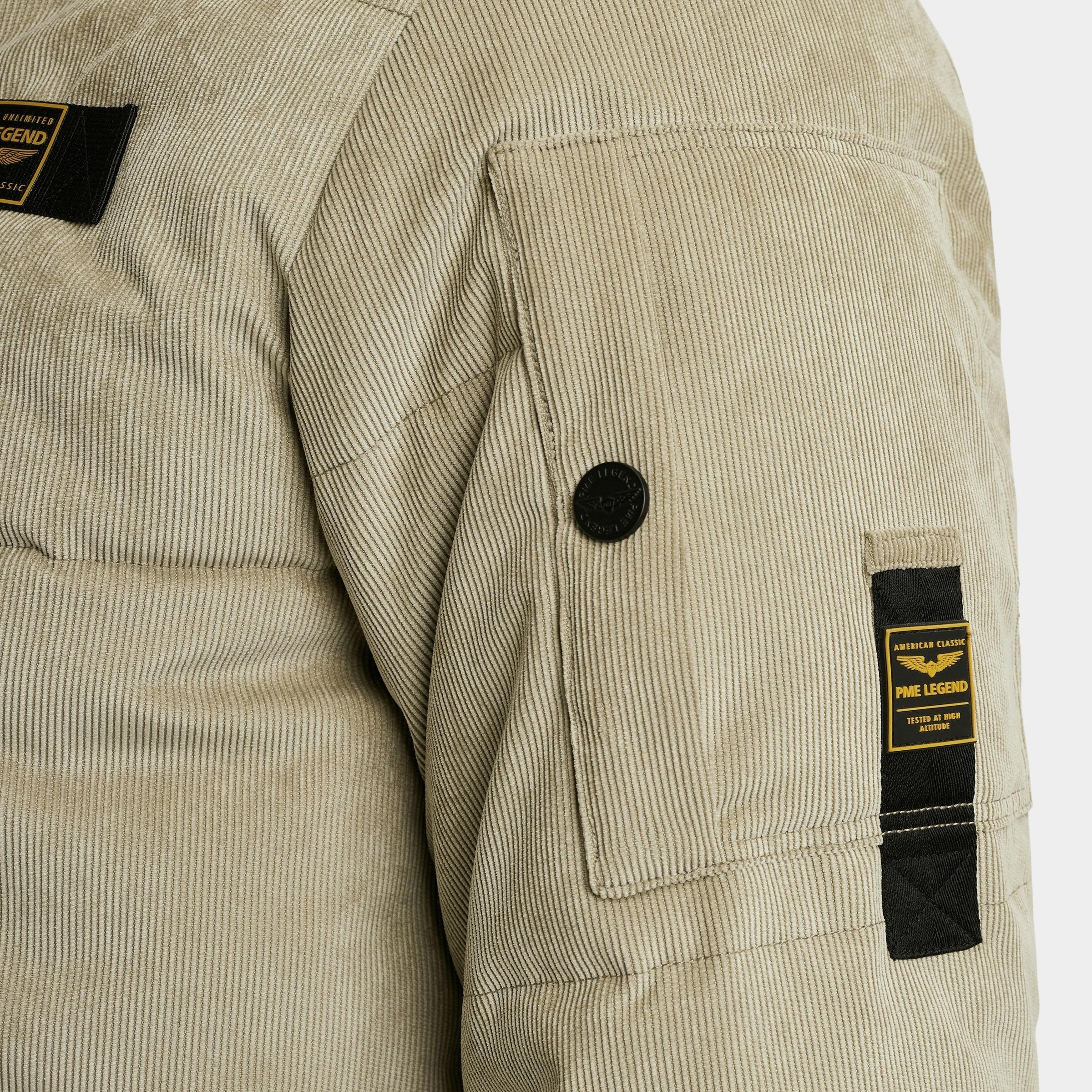 PME Legend Winterjack Beige Semi long jacket GOBBLER Clea PJA2508104/8011