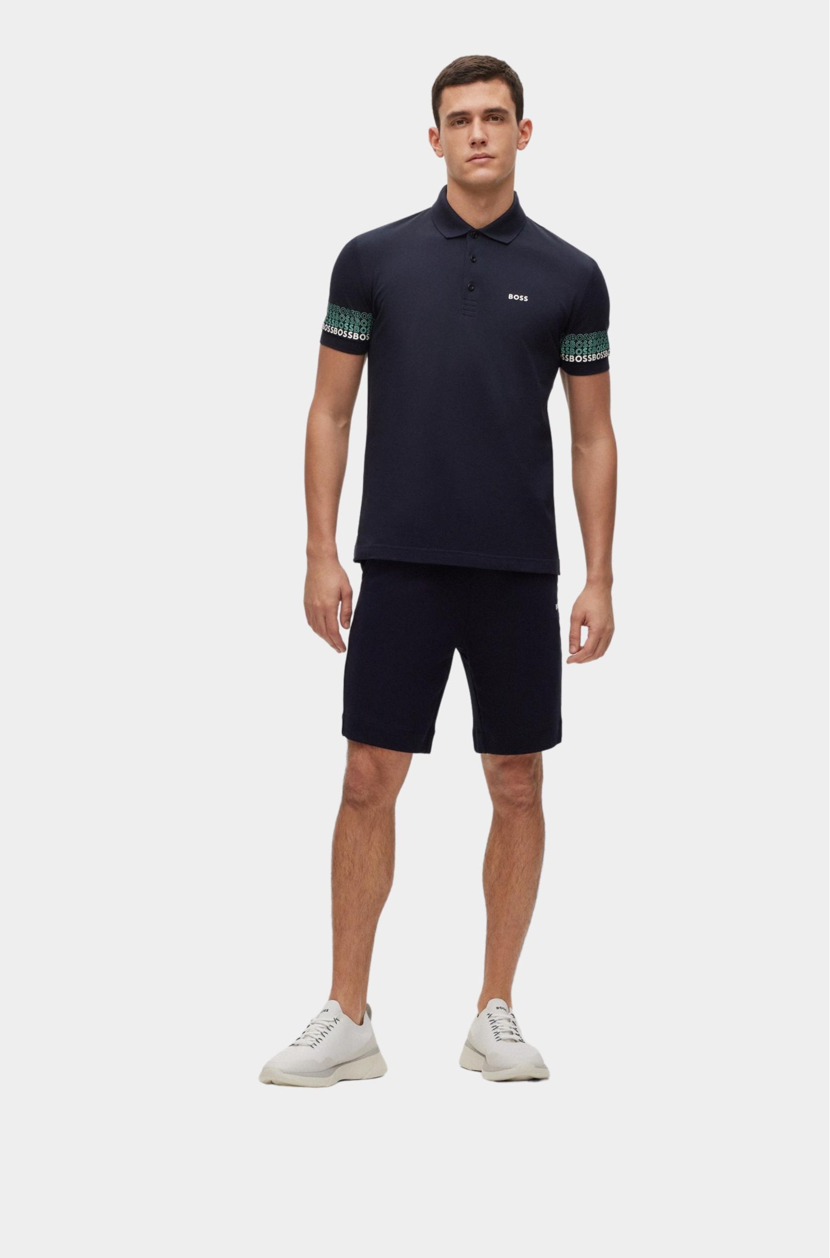 BOSS Green Polo korte mouw Blauw Paddy 2 10249264 01 50488293/402