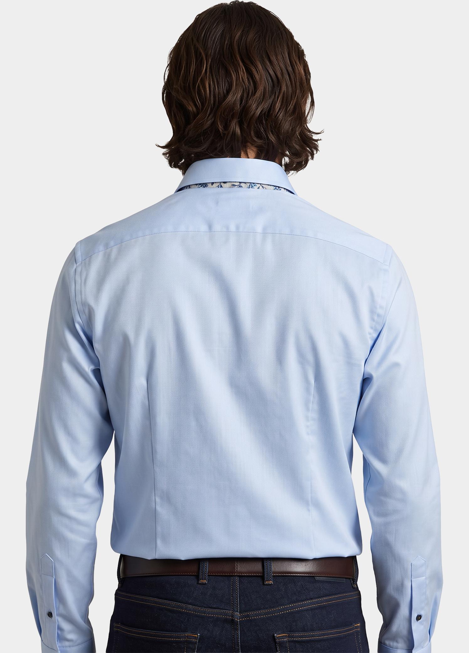 Olymp Zakelijk overhemd heren Blauw 133824-Hemden 133824/74