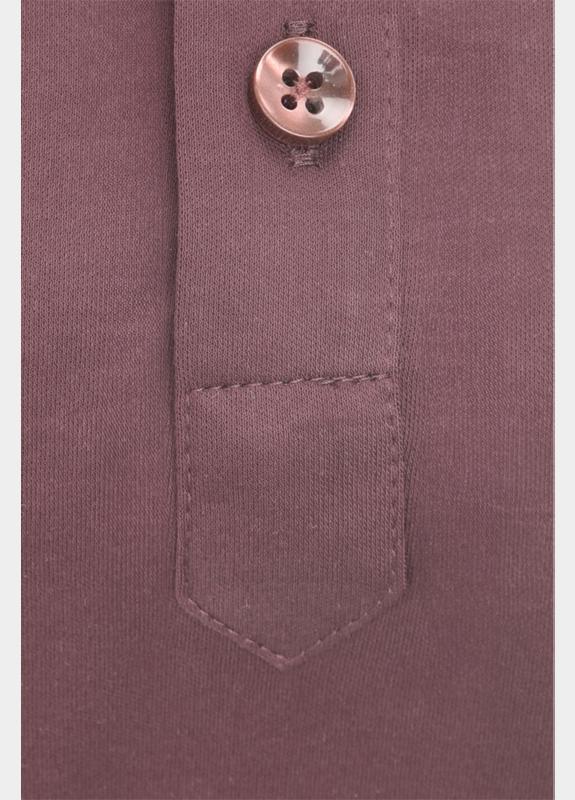 Ledub Polo lange mouw Rood  0702126/480-000-000