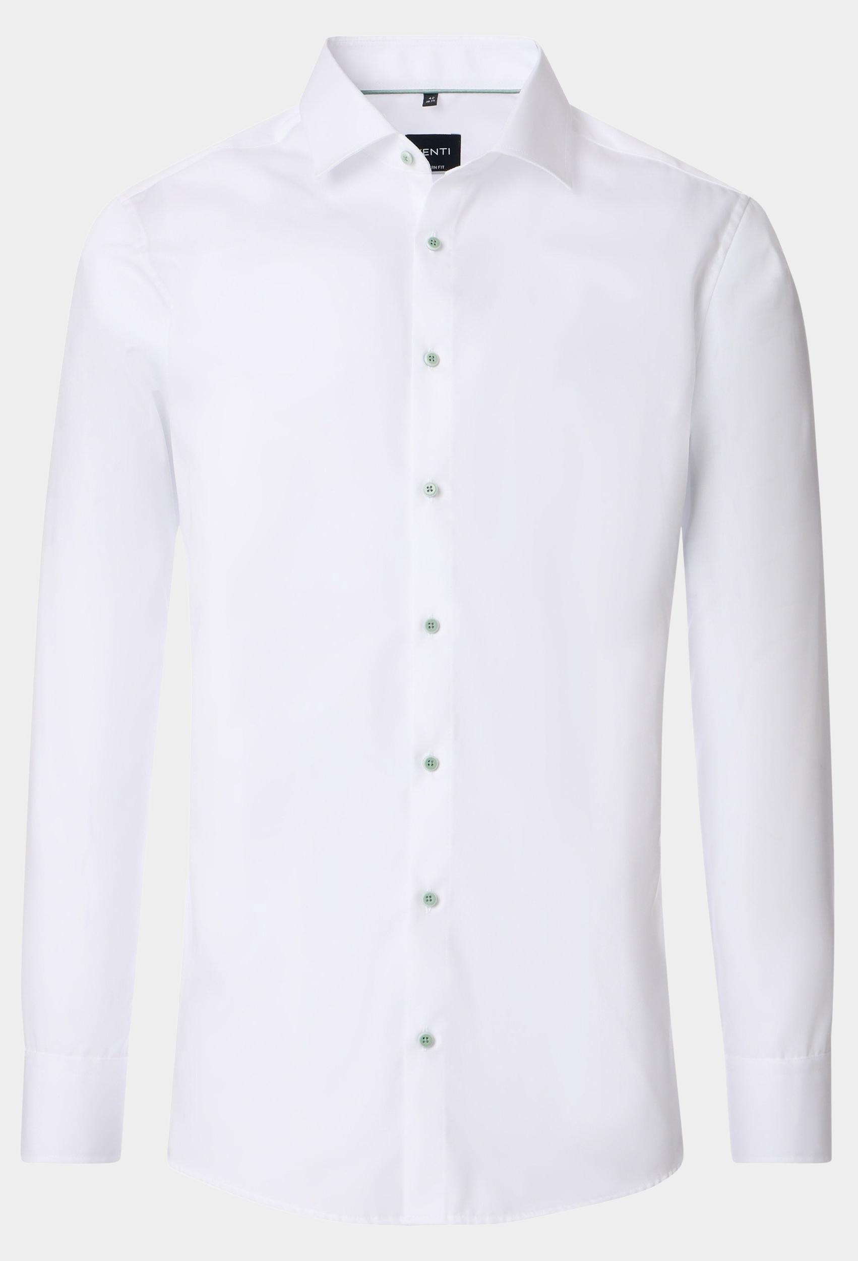 Venti Business hemd lange mouw Wit Kent Modern Fit 154424700/000