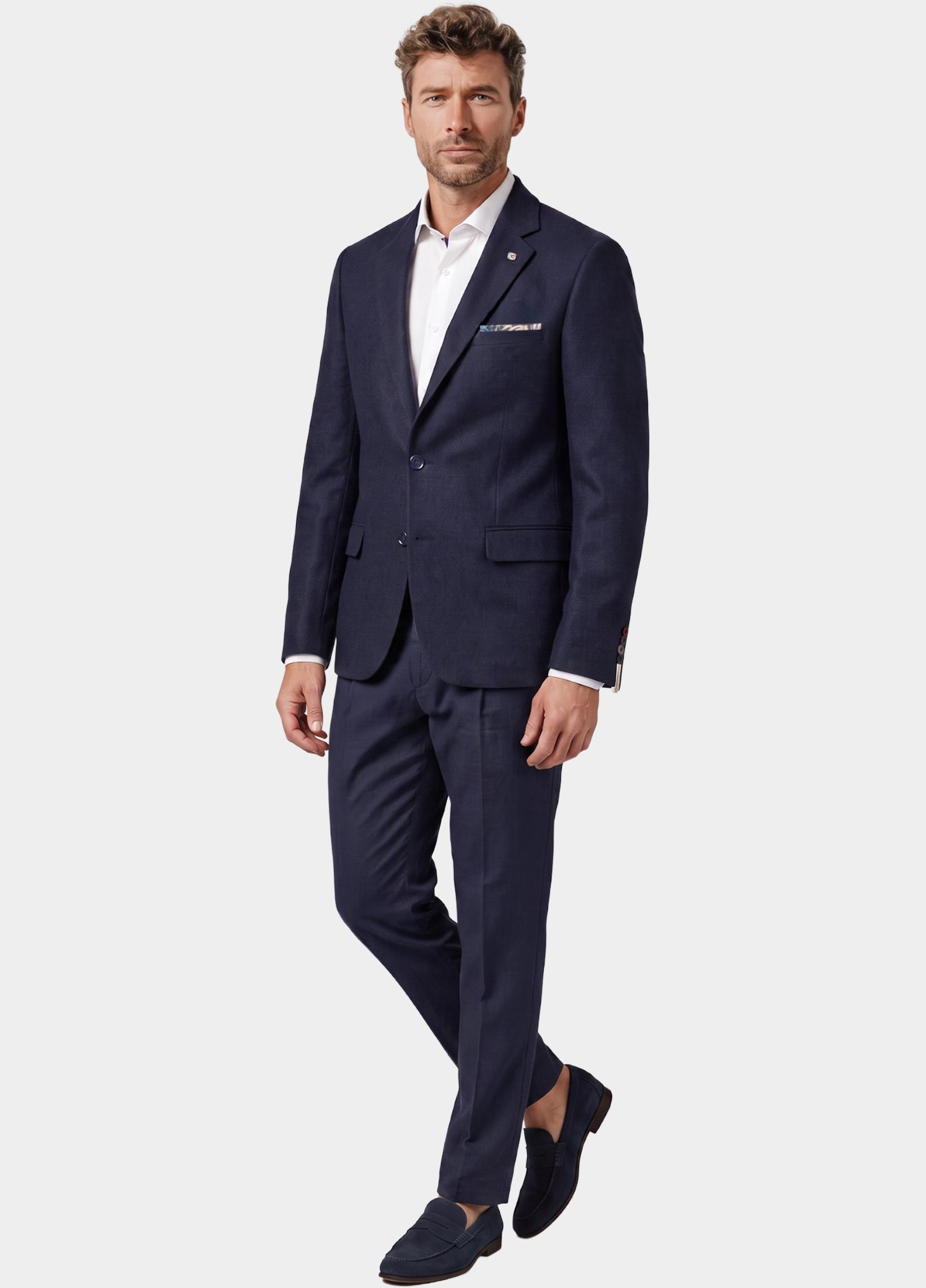 Giordano Colbert Blauw Roberto fully lined Luxury Wo 622610/69