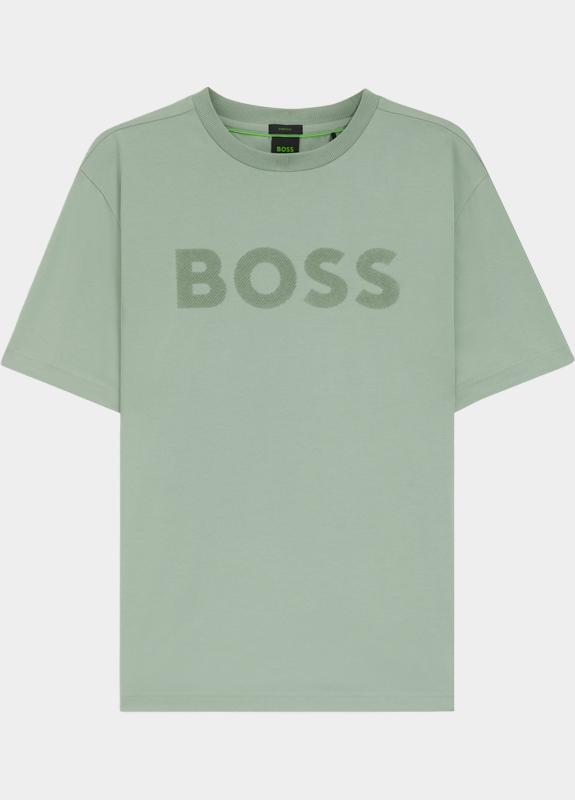 BOSS Green T-shirt heren Groen TS_Iconic Logo 10273332 01 50553636/357