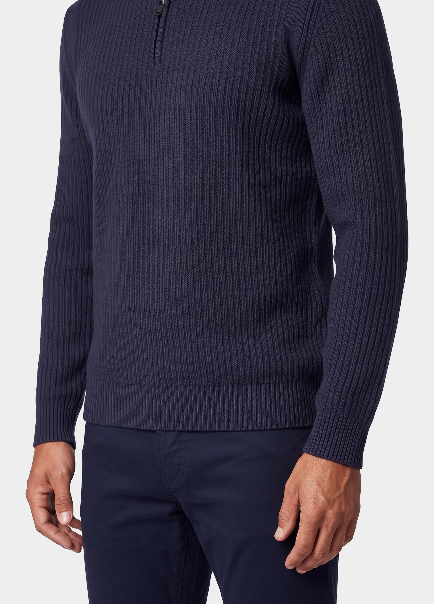 BOSS Orange Pullover heren Blauw Kenter 10283079 01 50571402/404