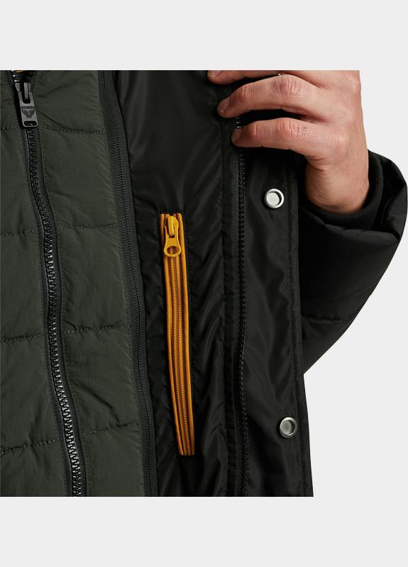 PME Legend Winterjas heren Zwart Flight jacket SKYTRUCK Indira PJA2409112/999