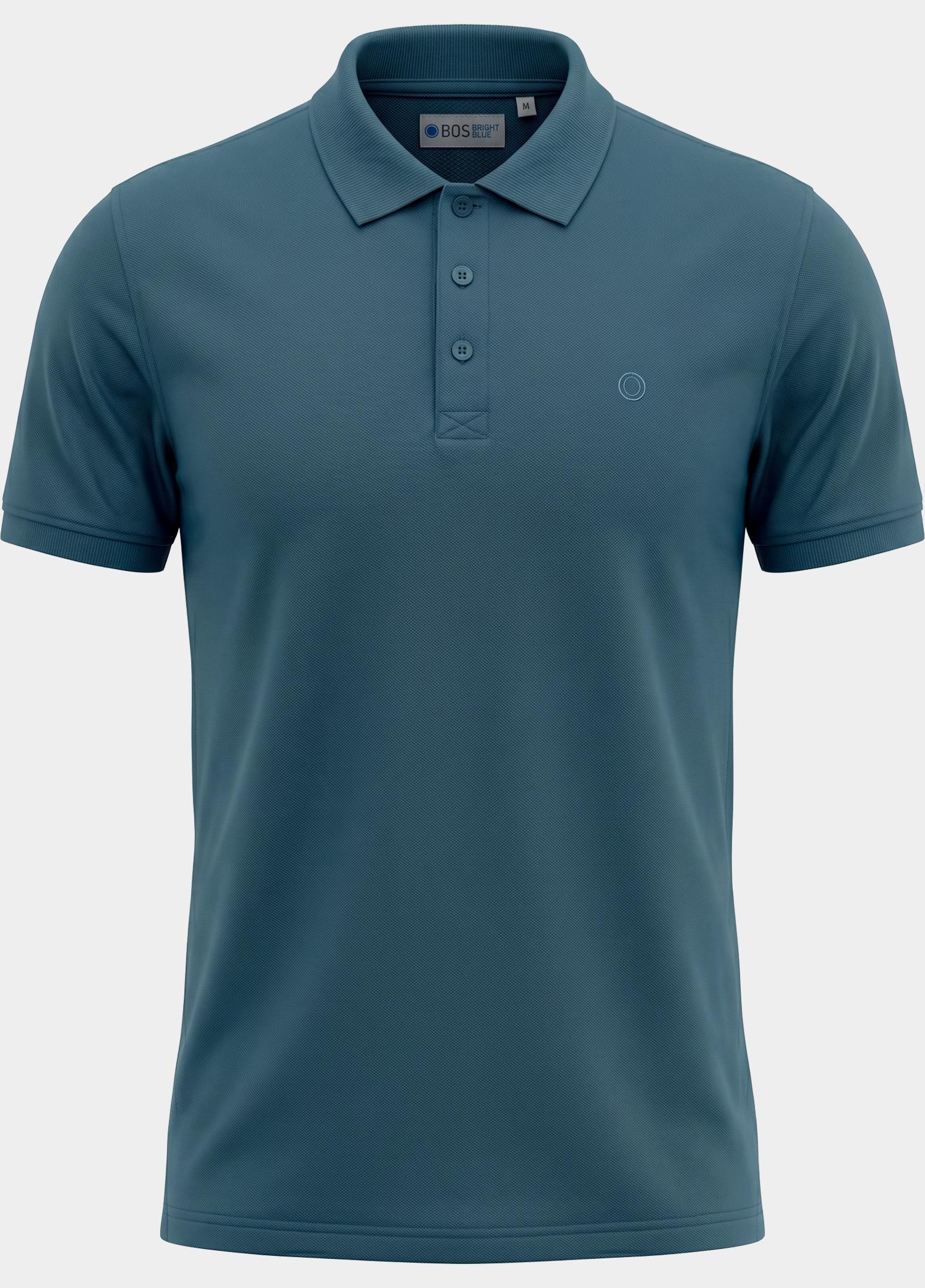 Bos Polo heren Blauw New-Lobra F0001371.8565/4034