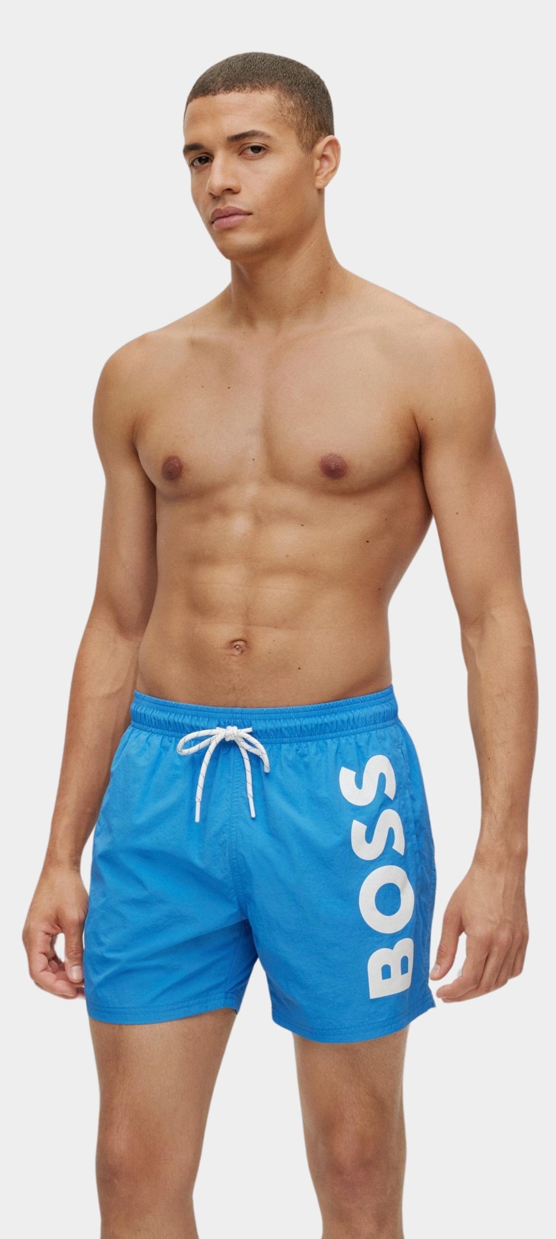 BOSS Black Zwembroek Blauw Octopus 10197683 03 50469594/432