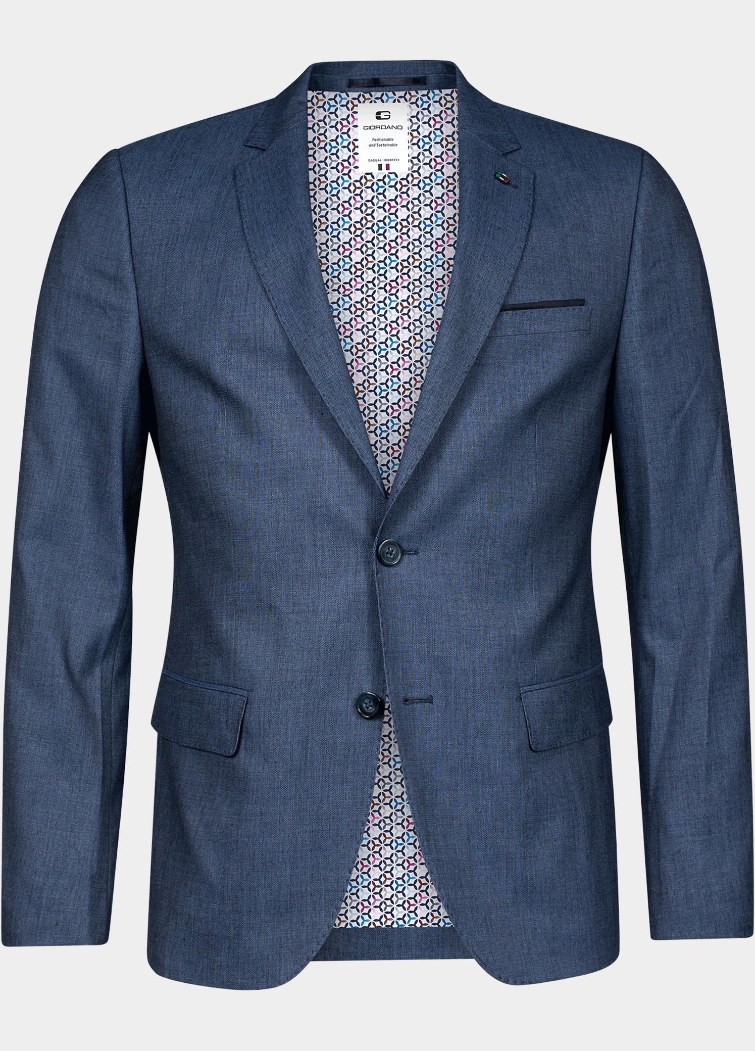 Giordano Colbert Blauw Blazer Robert Woven Two Tone 412608/60