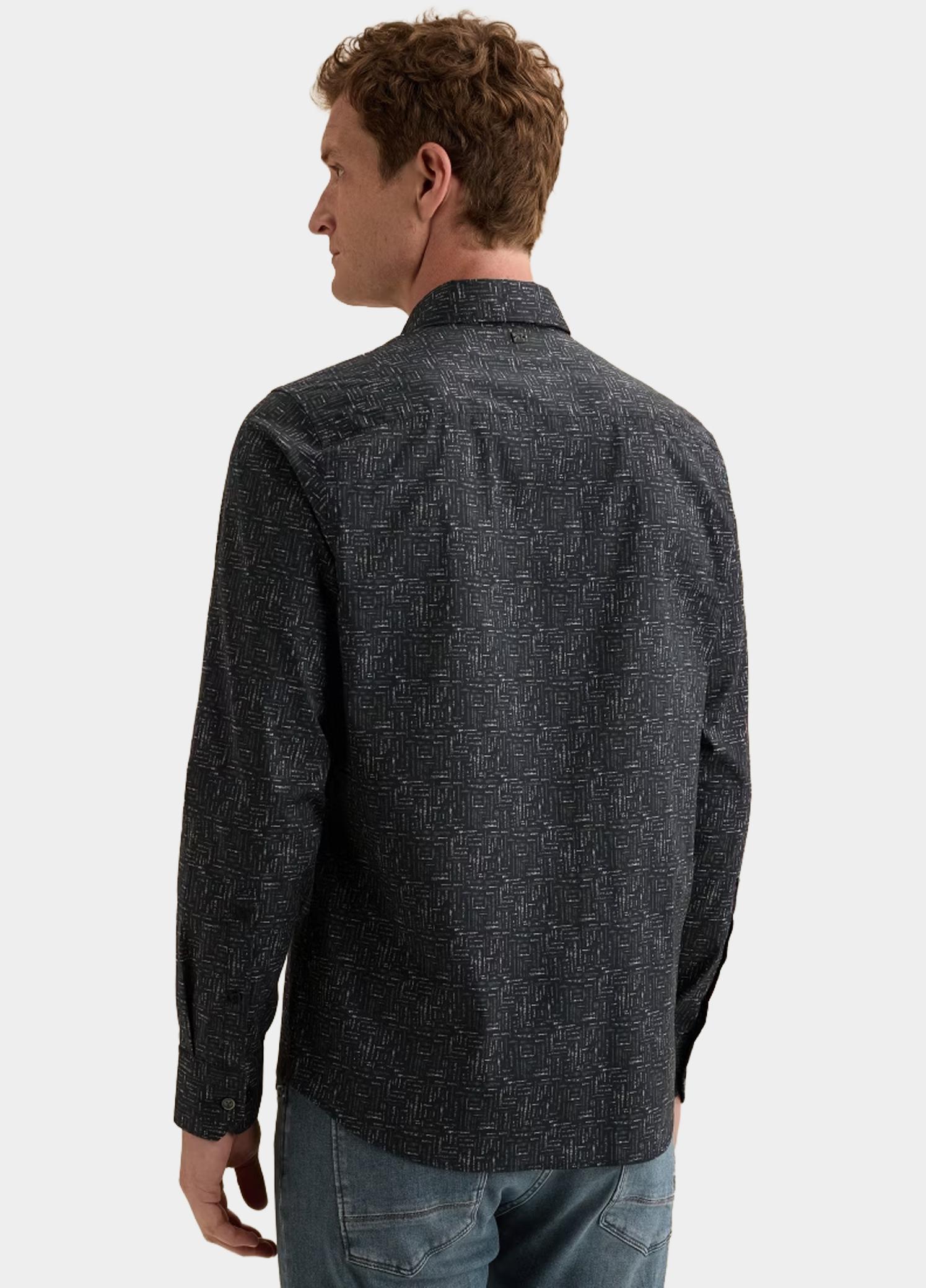 Vanguard Overhemd heren Groen Long sleeve shirt Print on po VSI2608204/5073