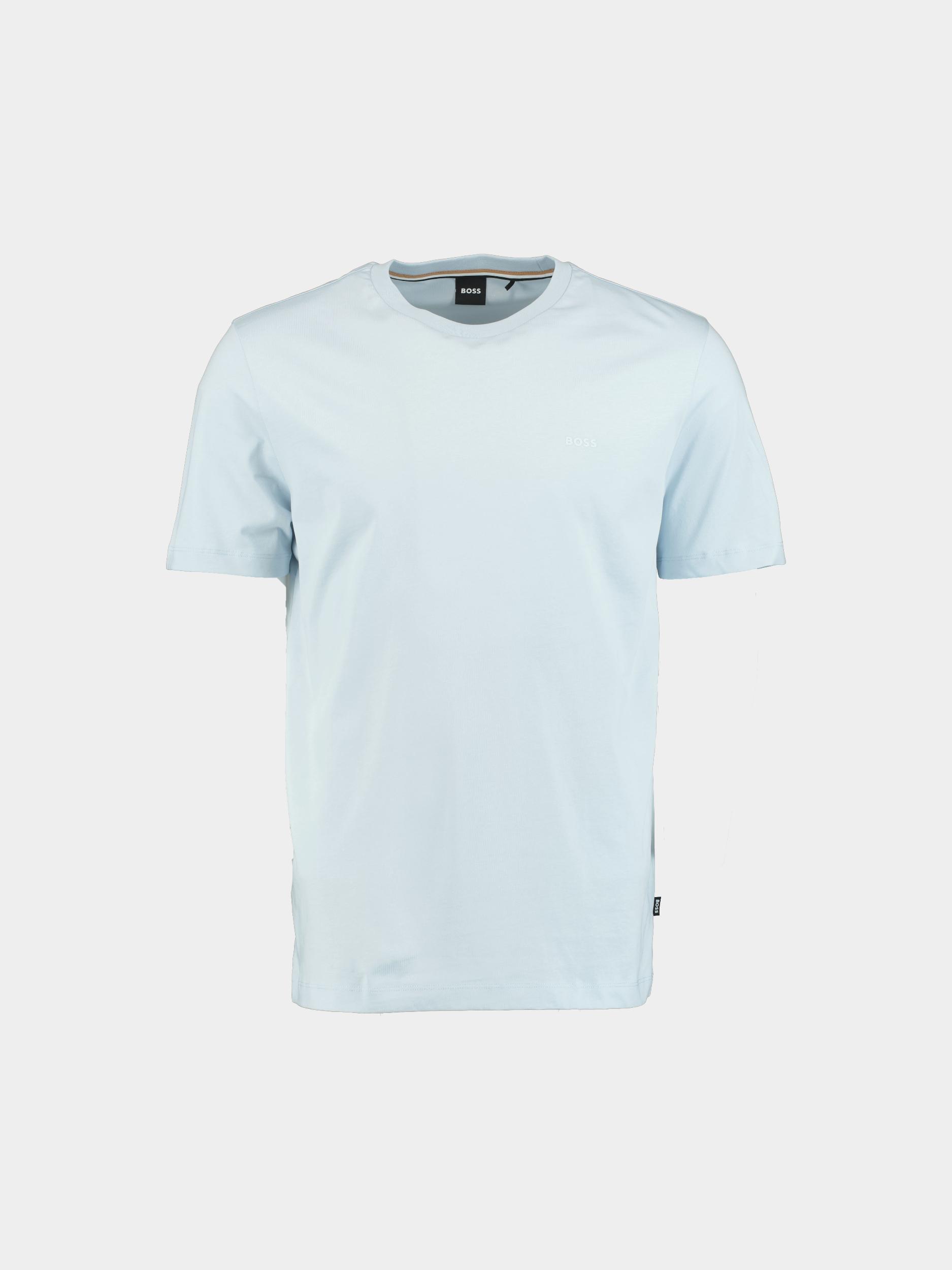 BOSS Black T-shirt lange mouw Blauw Thompson 01 10241525 01 50468347/454