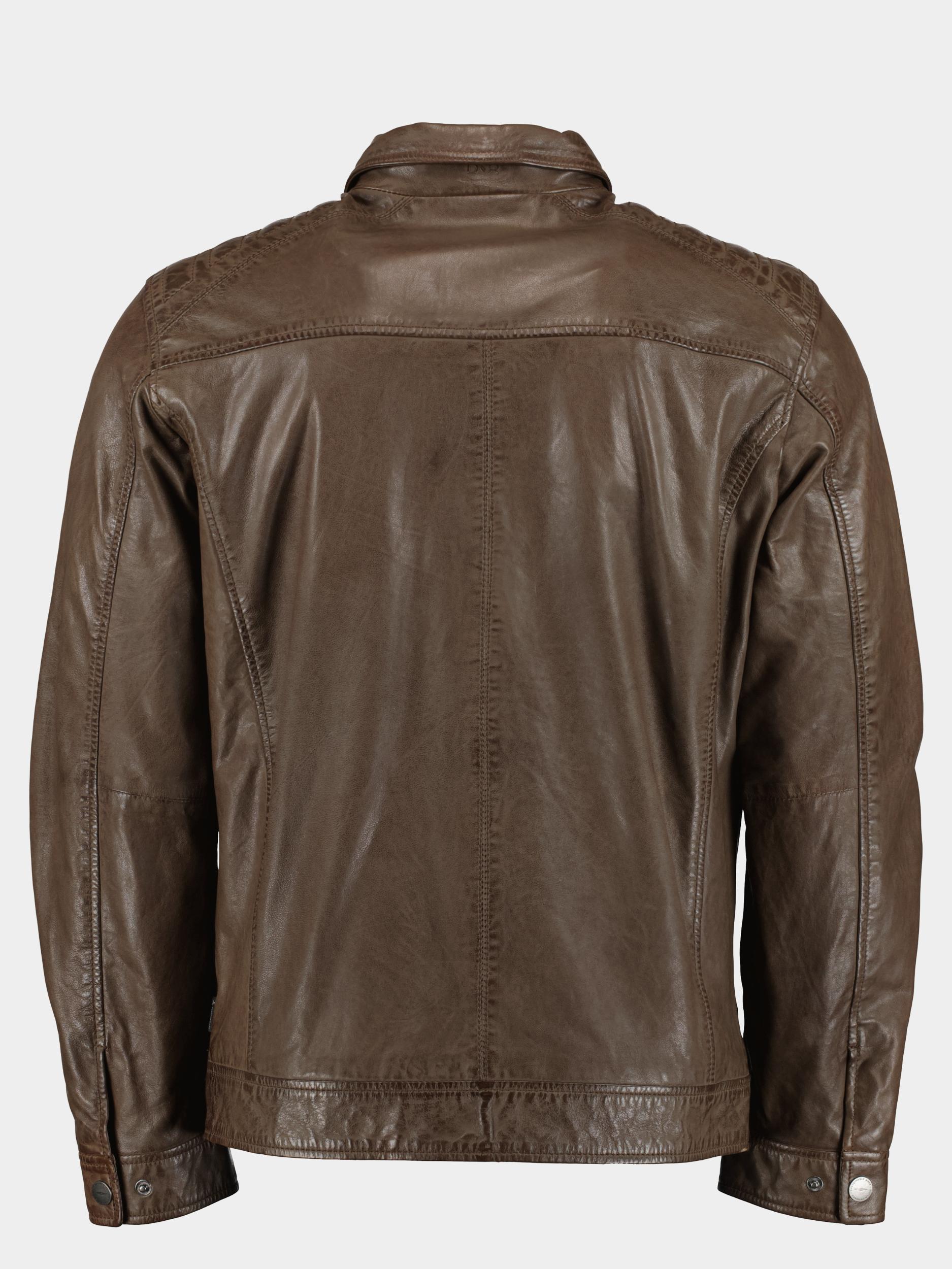 Donders 1860 Lederen jack Groen Leather Jacket 52347/691