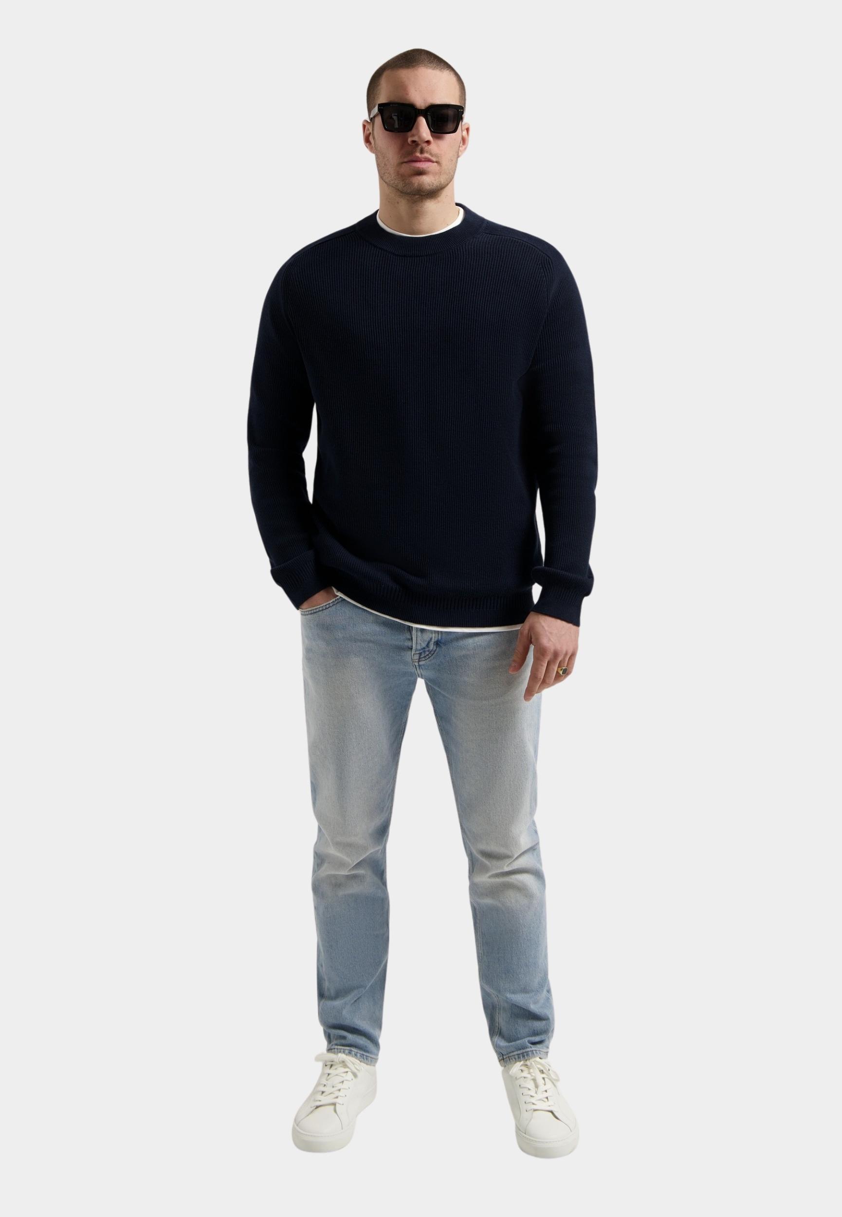 Dstrezzed Pullover Blauw DS_Pedro 405738-SS25/649