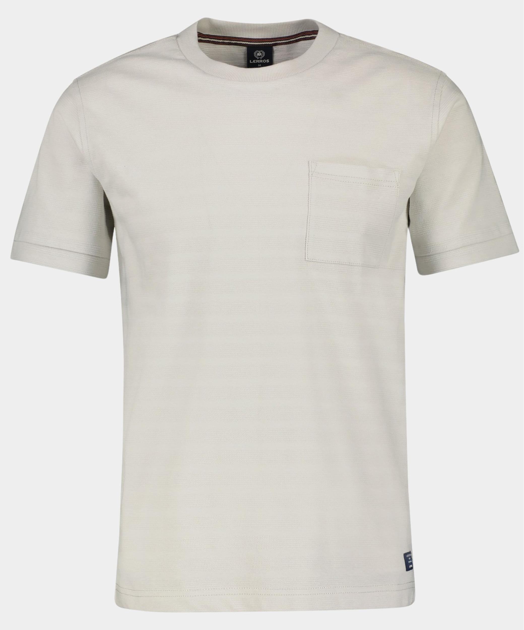 Lerros T-shirt korte mouw Wit T-SHIRT/SERAFINO 1/2 ARM 2383020/114