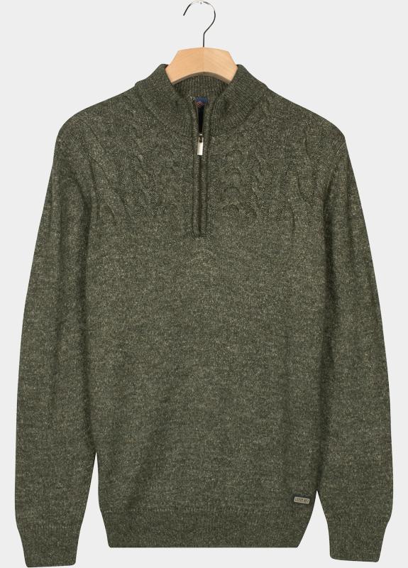 Baileys Half Zip Groen Pullover 1/2 Zip  5gg single 528470/792