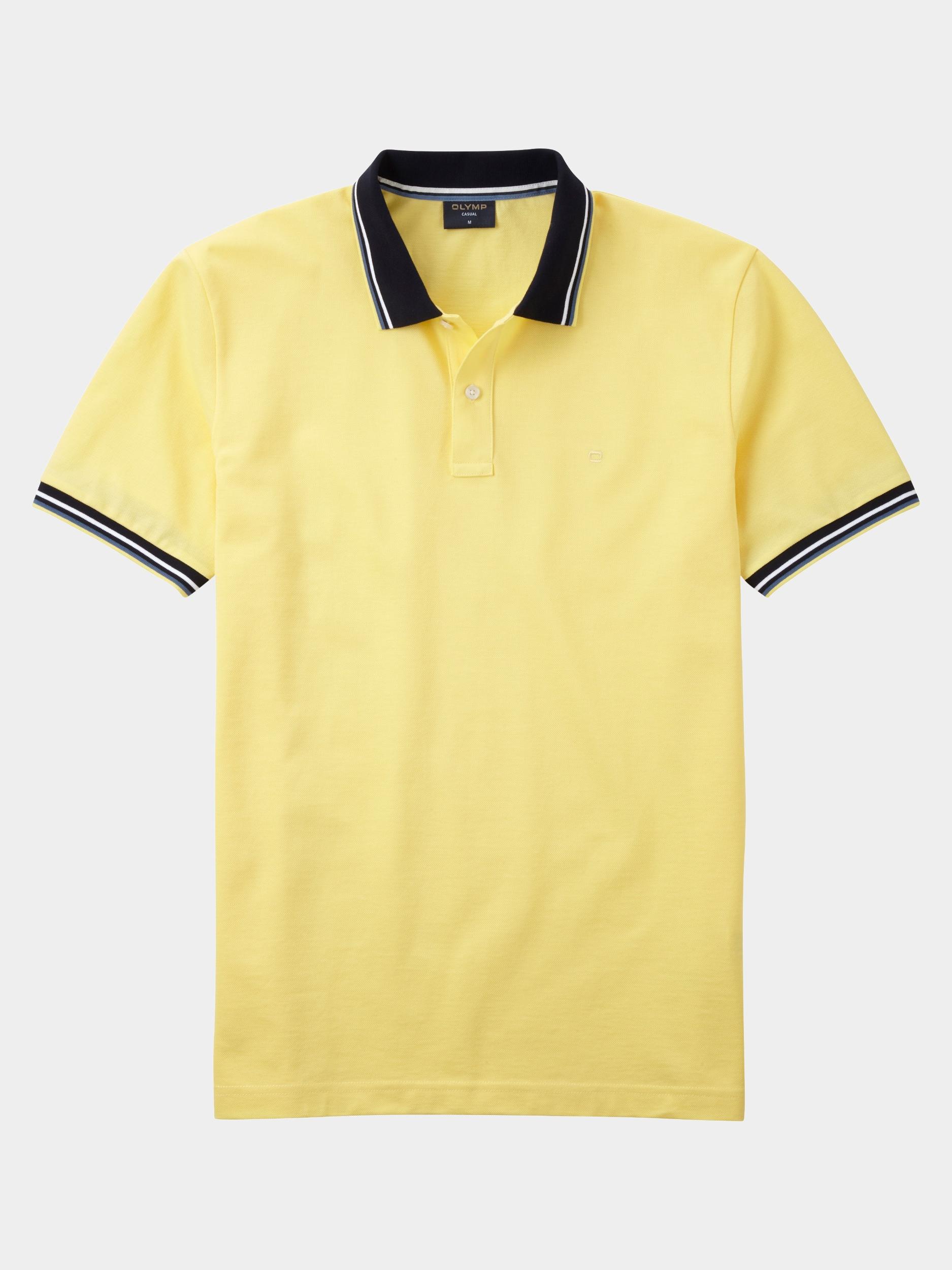 Olymp Polo korte mouw Geel Polo PiquÃ© solid 541152/52