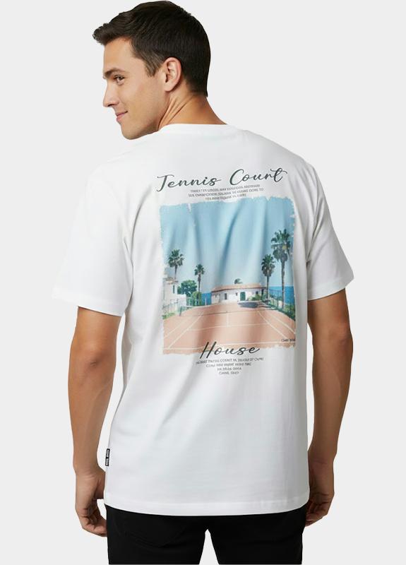 Cars Jeans T-shirt korte mouw Wit Benett 68534/23