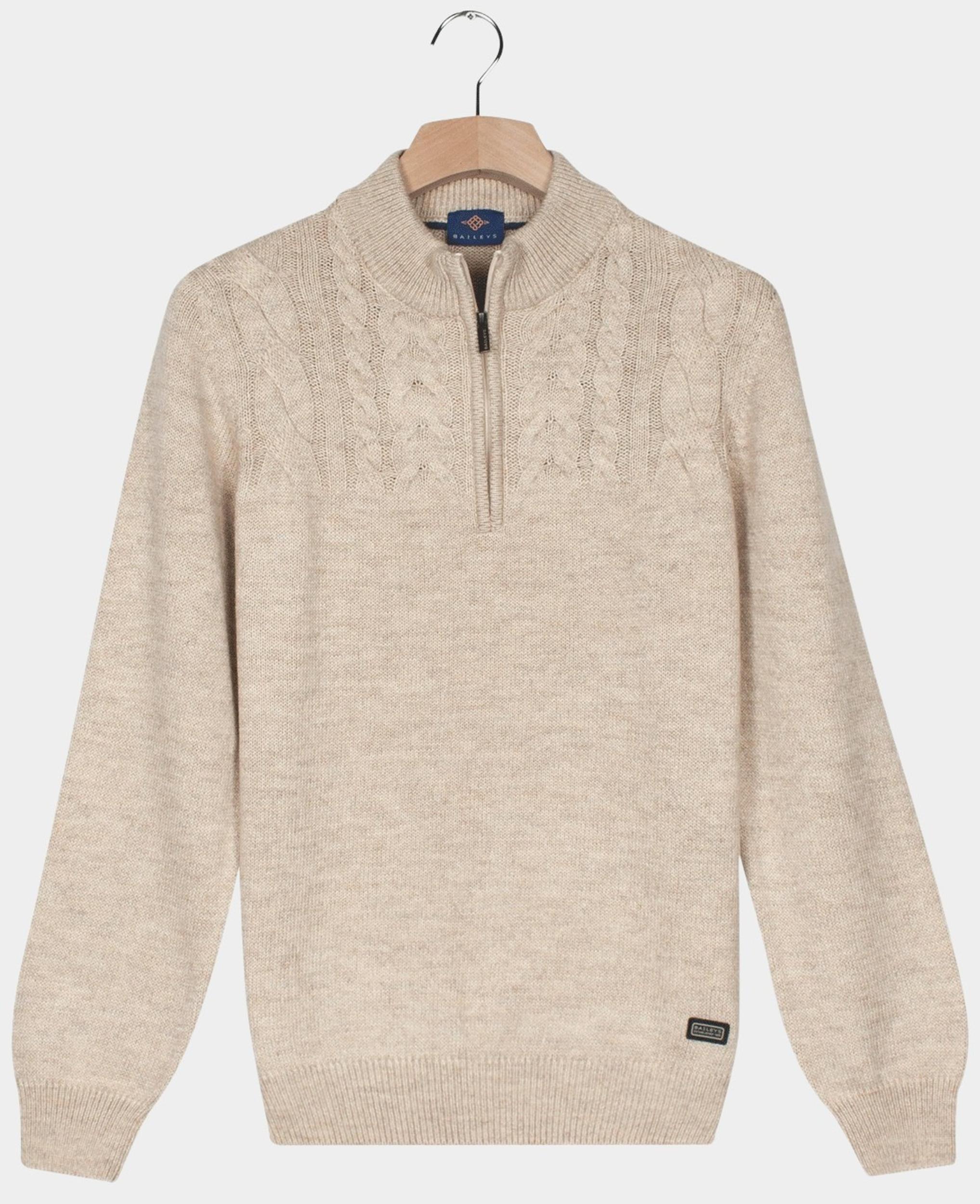 Baileys Half Zip Beige Pullover 1/2 Zip  5gg single 528470/122