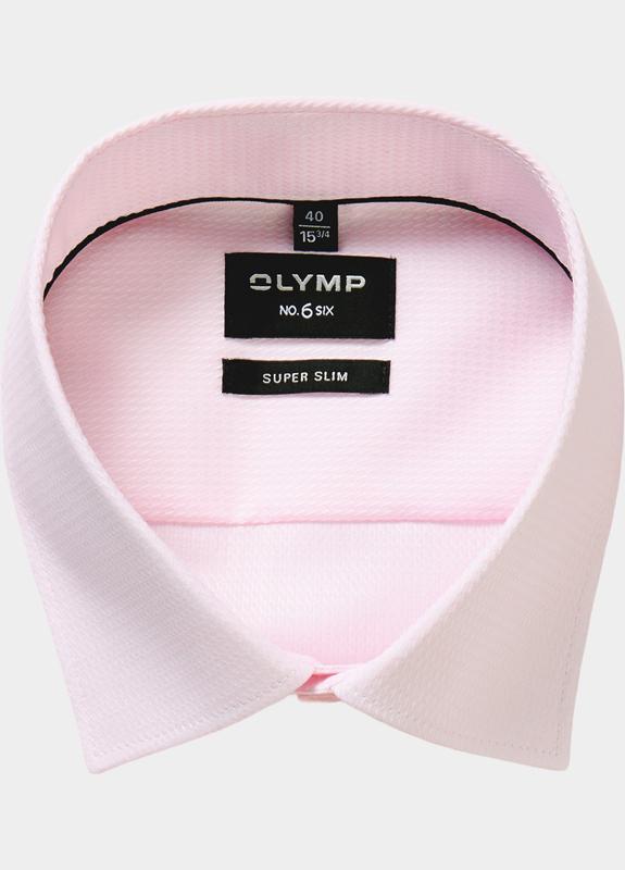 Olymp Overhemd extra lange mouw Roze No. Six 251019/30