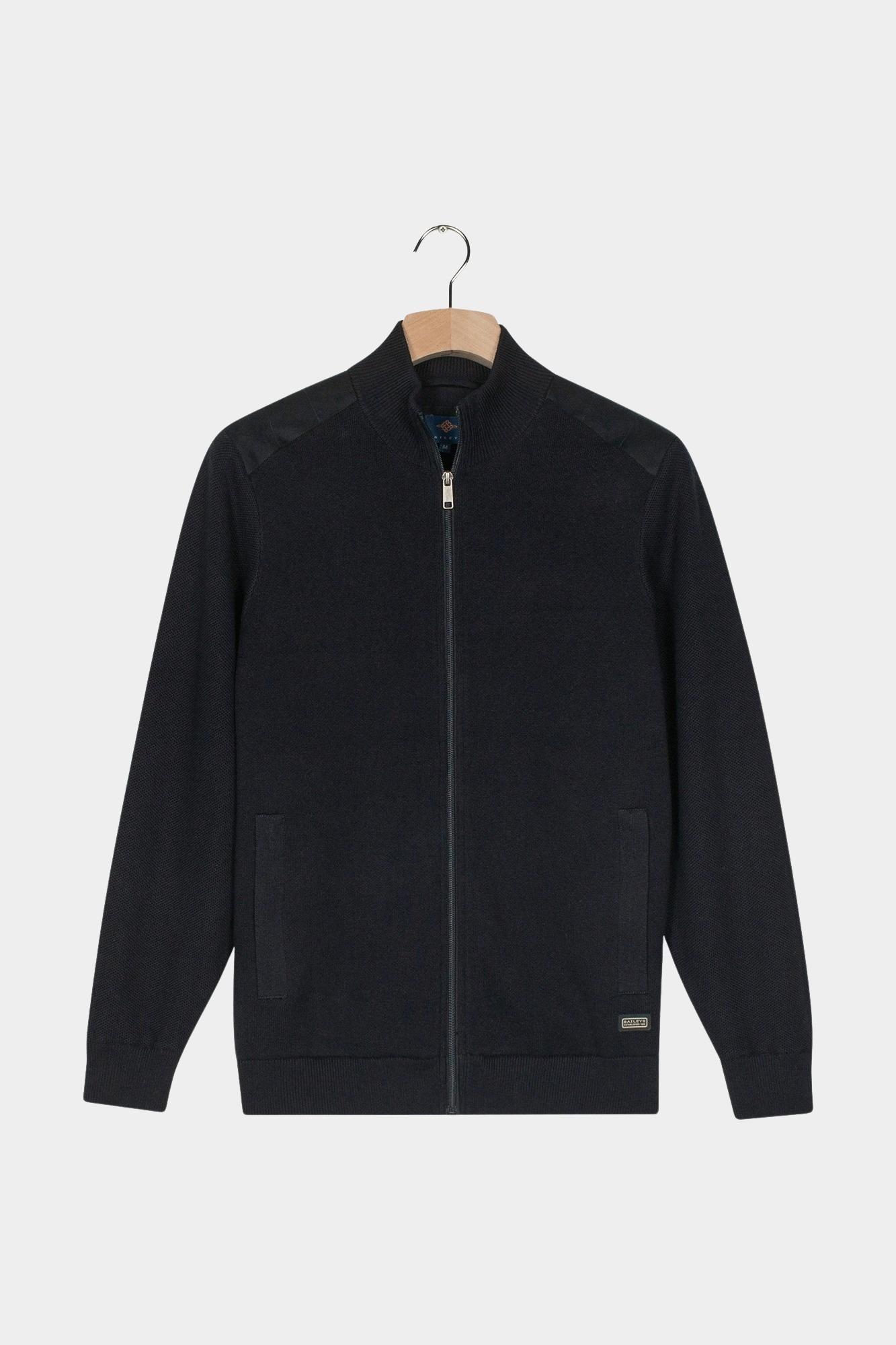 Baileys Vest Blauw Lined Cardigan Zip  Structure 522188/60