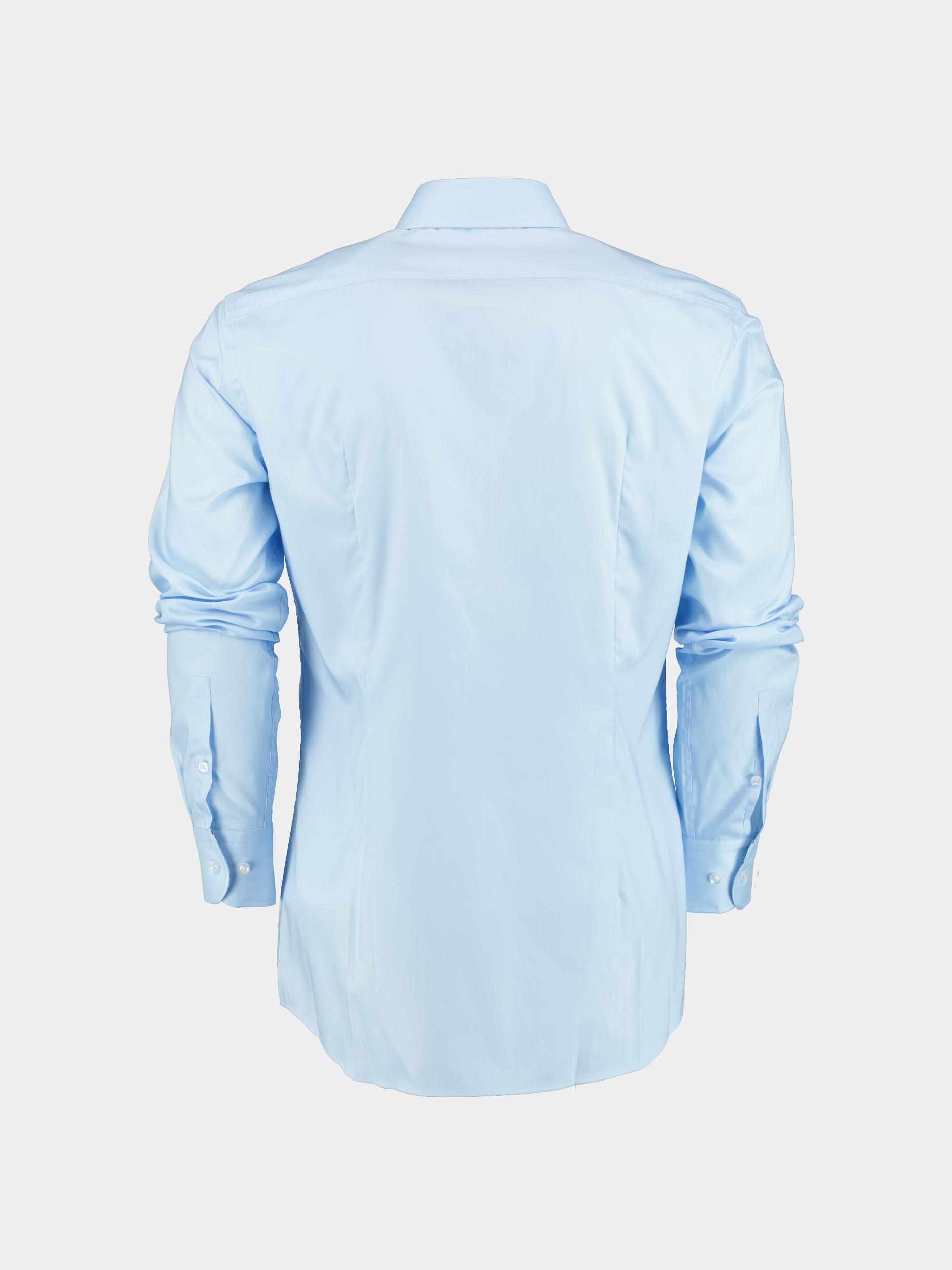 BOSS Black Business hemd lange mouw Blauw H-HANK-kent-C3-214 10245425 1 50539177/450
