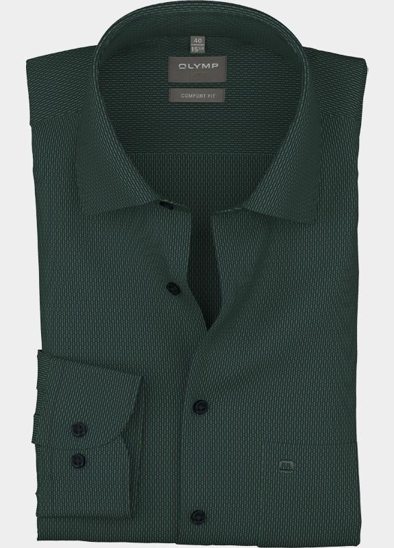Olymp Zakelijk overhemd heren Groen Luxor 108414/45