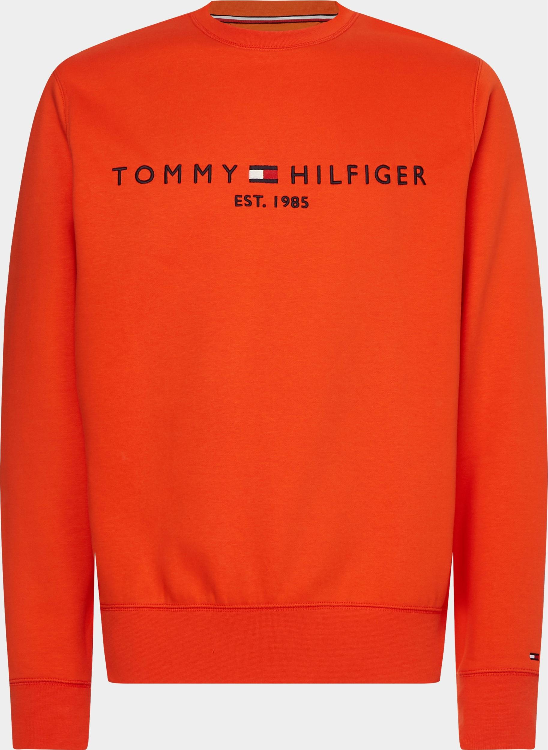 40% Tommy Hilfiger Sweater Oranje Tommy Logo Sweatshirt MW0MW11596/SCZ Bos Men Shop