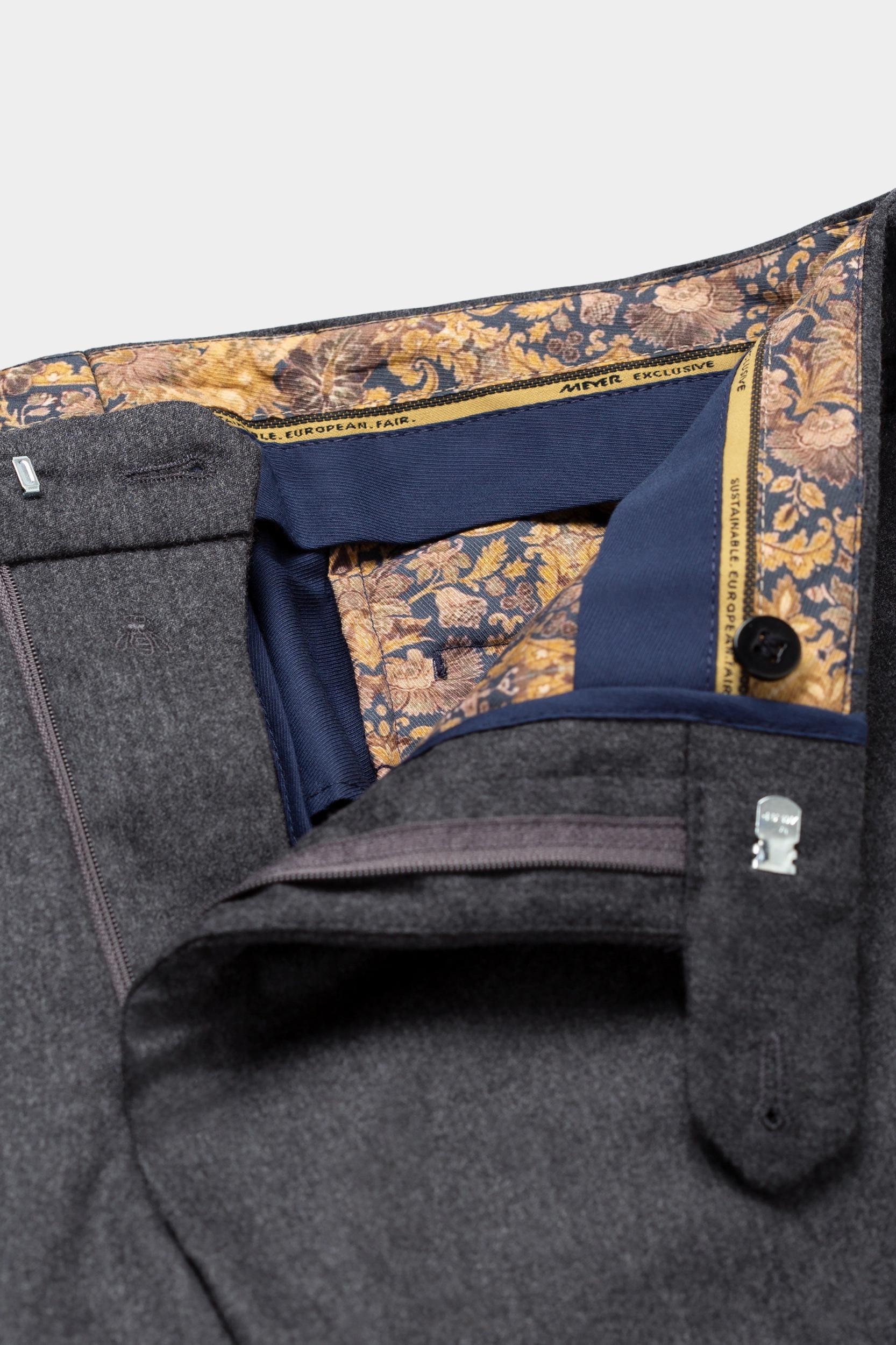 Meyer Wollen Pantalon Grijs BONN Art.2-8901 1022890100/07