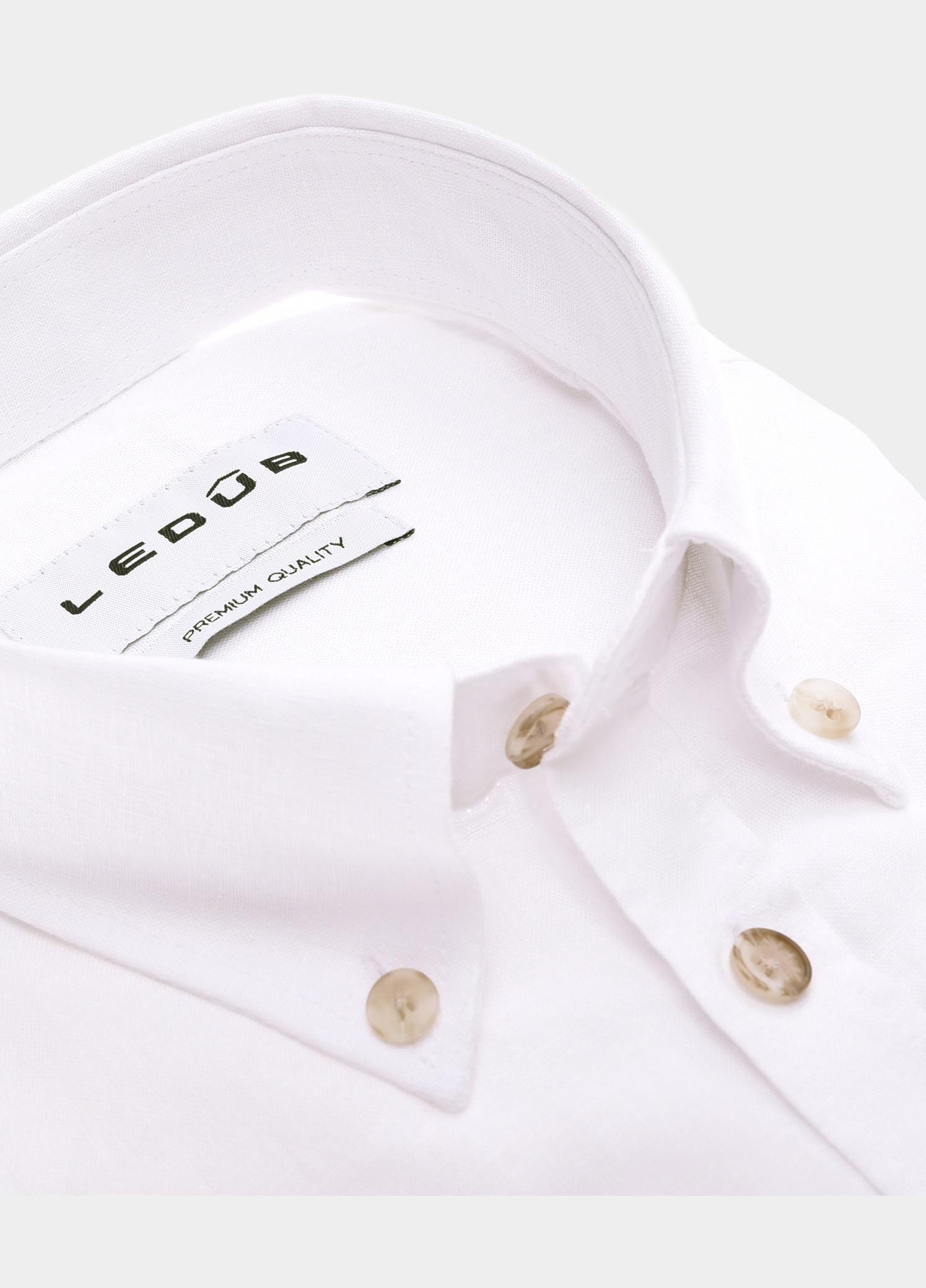 Ledub Overhemd extra lange mouw Wit  0143397/910-000-000