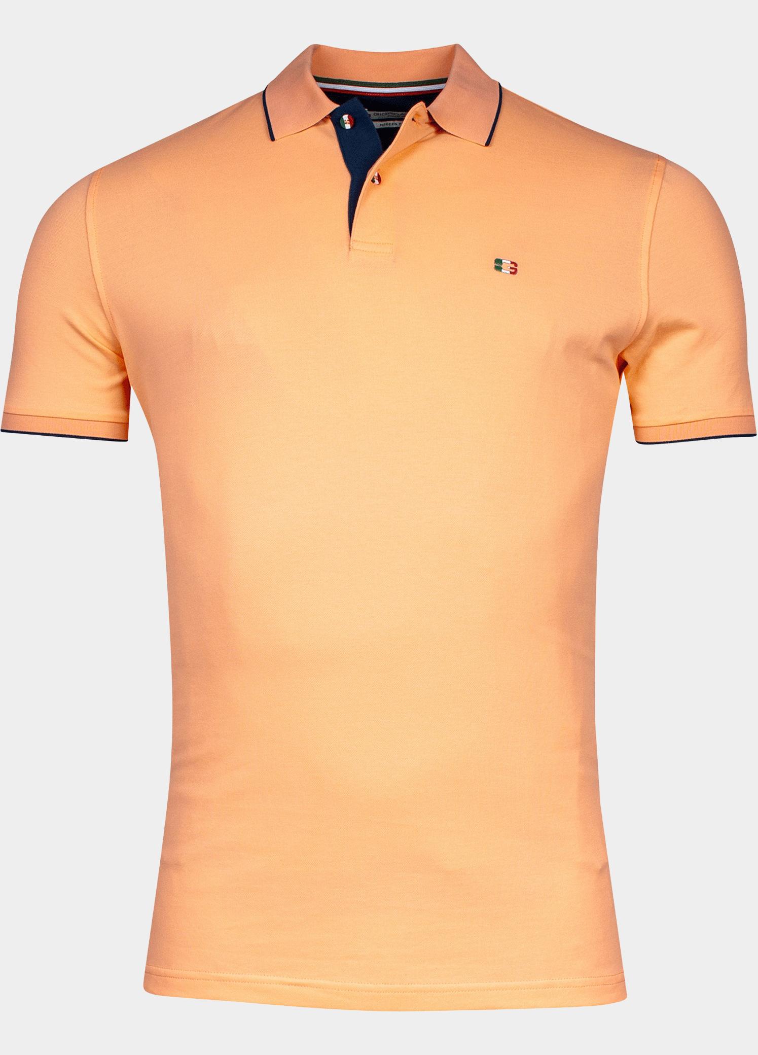 Giordano Polo heren Roze Nico Signature Polo SS Pique 416587/25