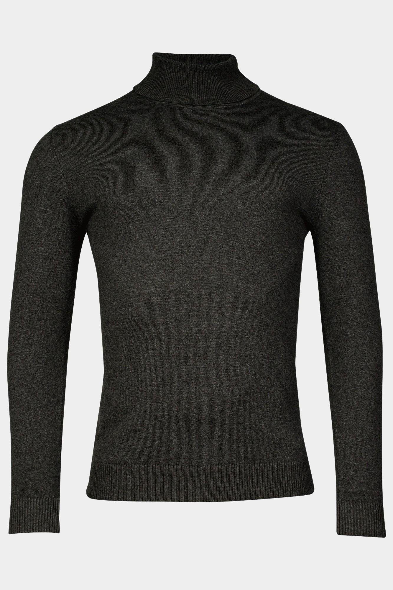 Baileys Coltrui Grijs High Neck Pullover  12gg sing 320085/936