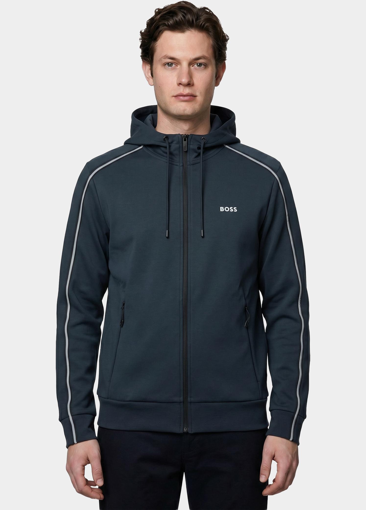 BOSS Green sweatvest heren Blauw Saggy 1 10263369 01 50523912/402