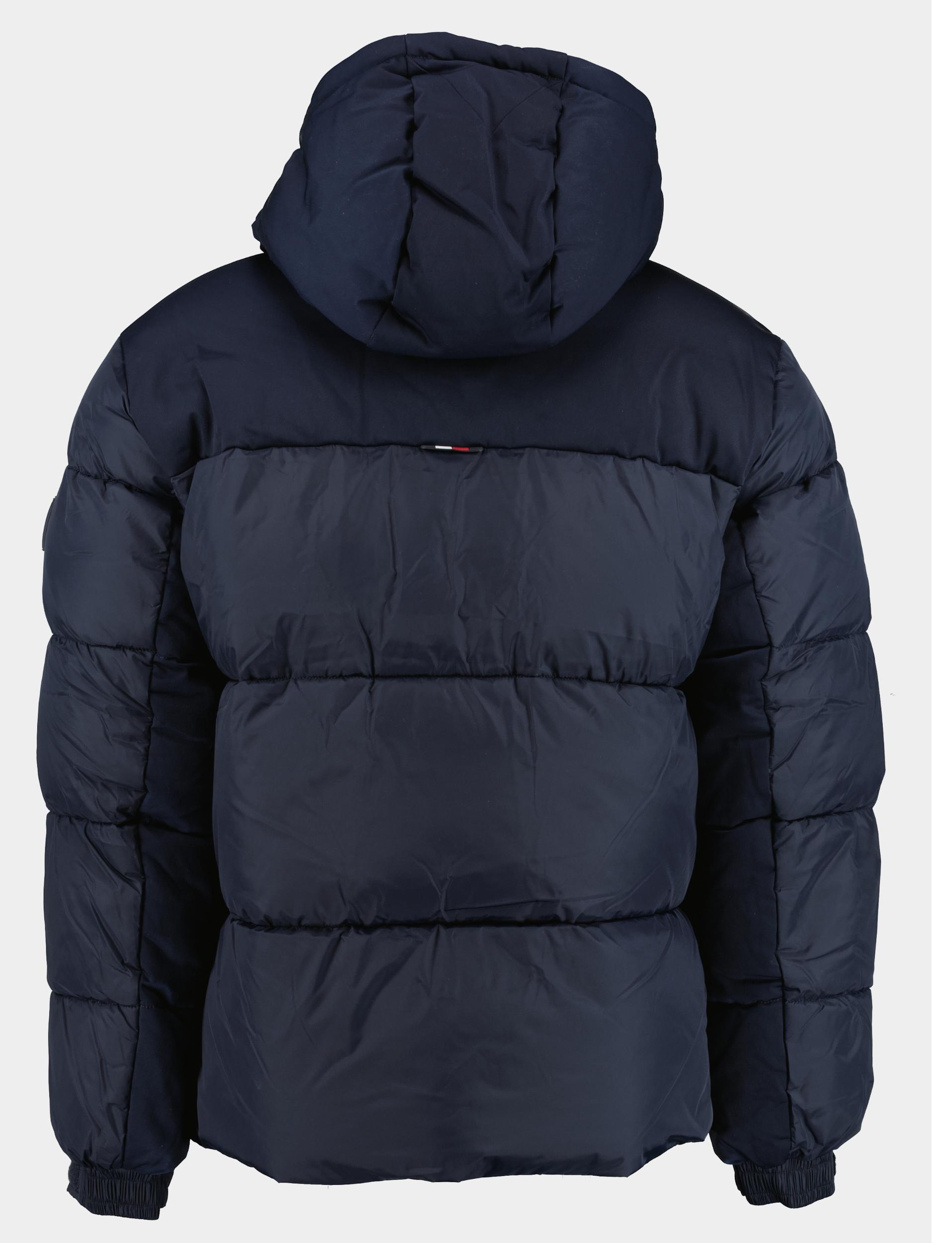 Tommy Hilfiger Winterjack Blauw New York Hooded Jacket MW0MW32771/DW5