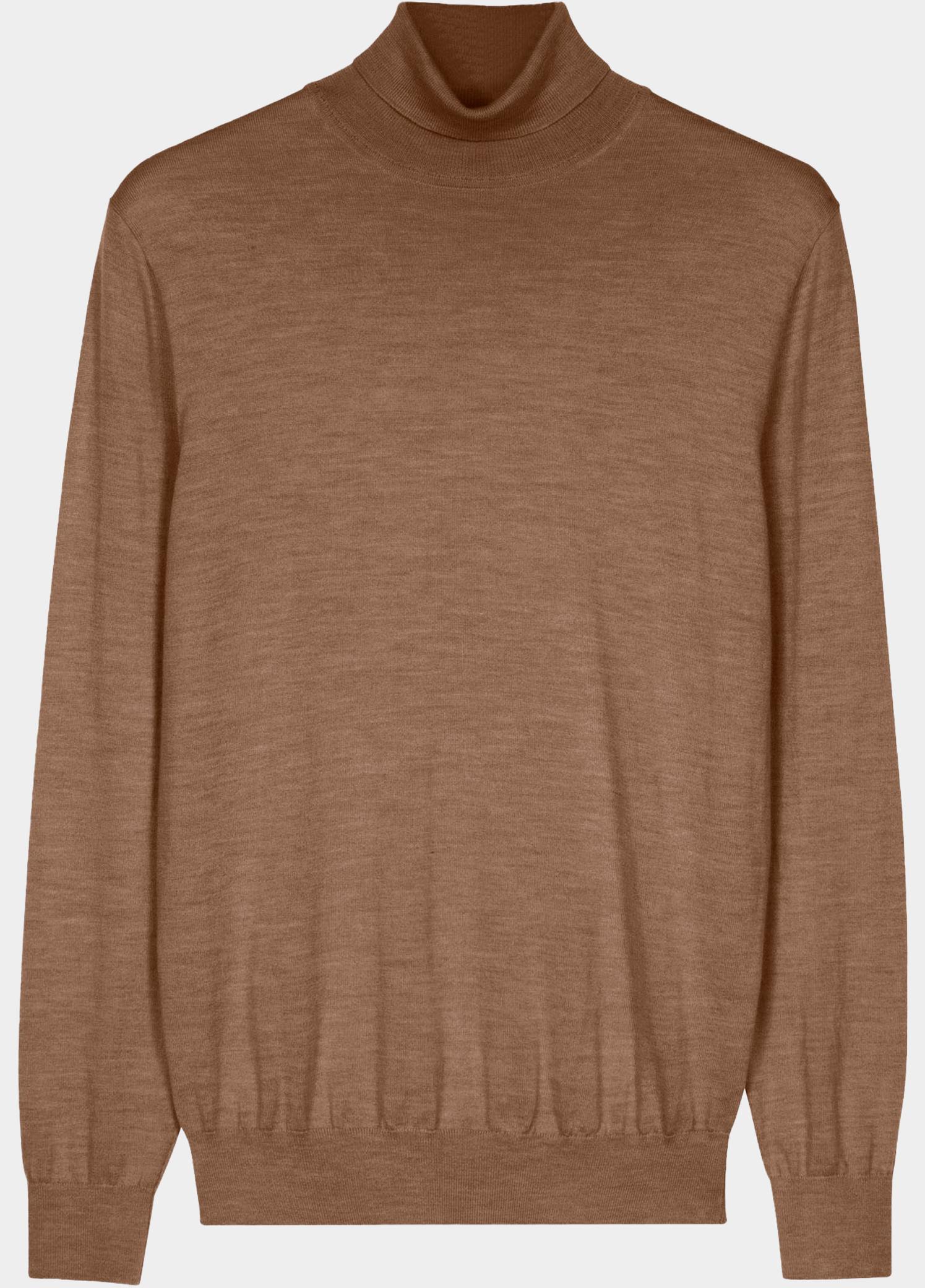 Baileys Coltrui heren Bruin High Neck Pullover 14gg Singl 620069/83